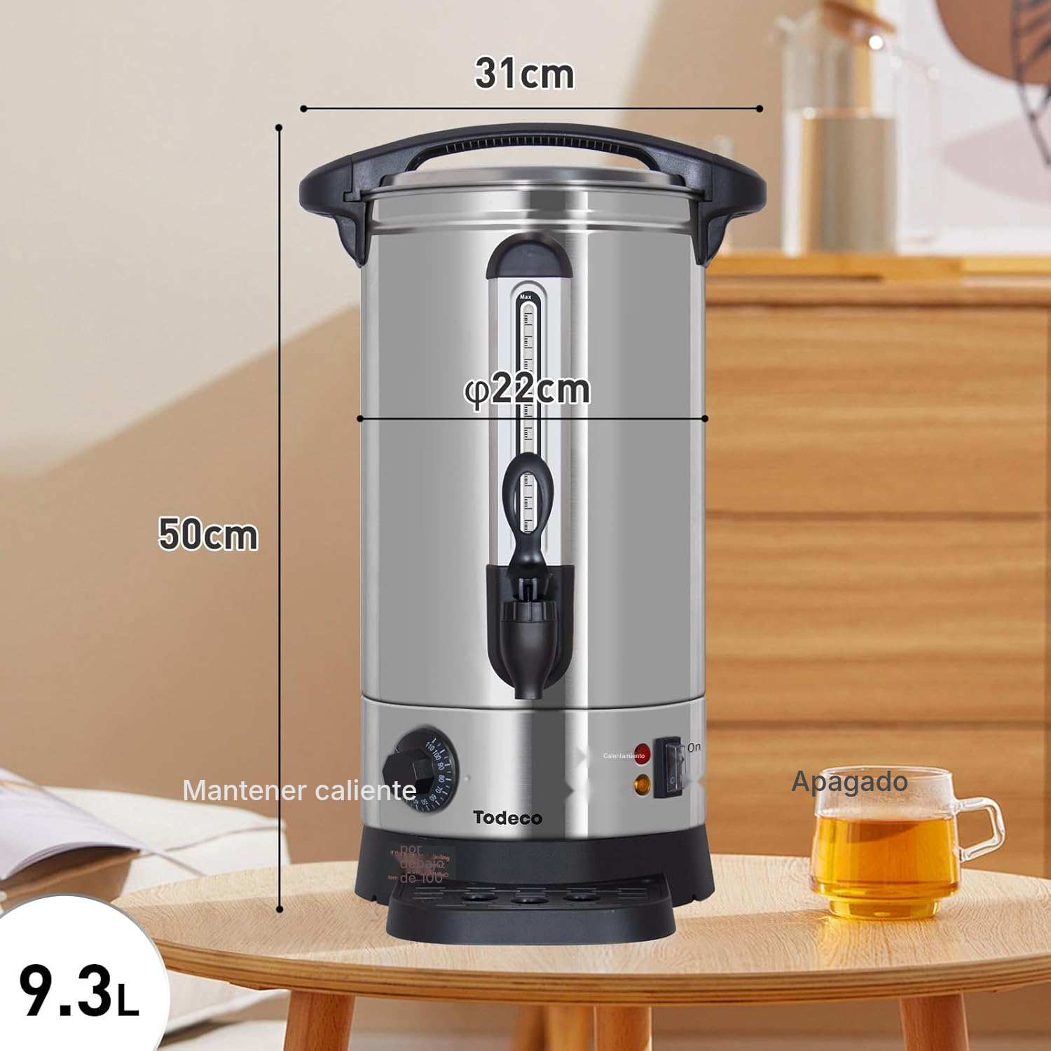 Dispensador bebidas calientes 9,3 L — 6