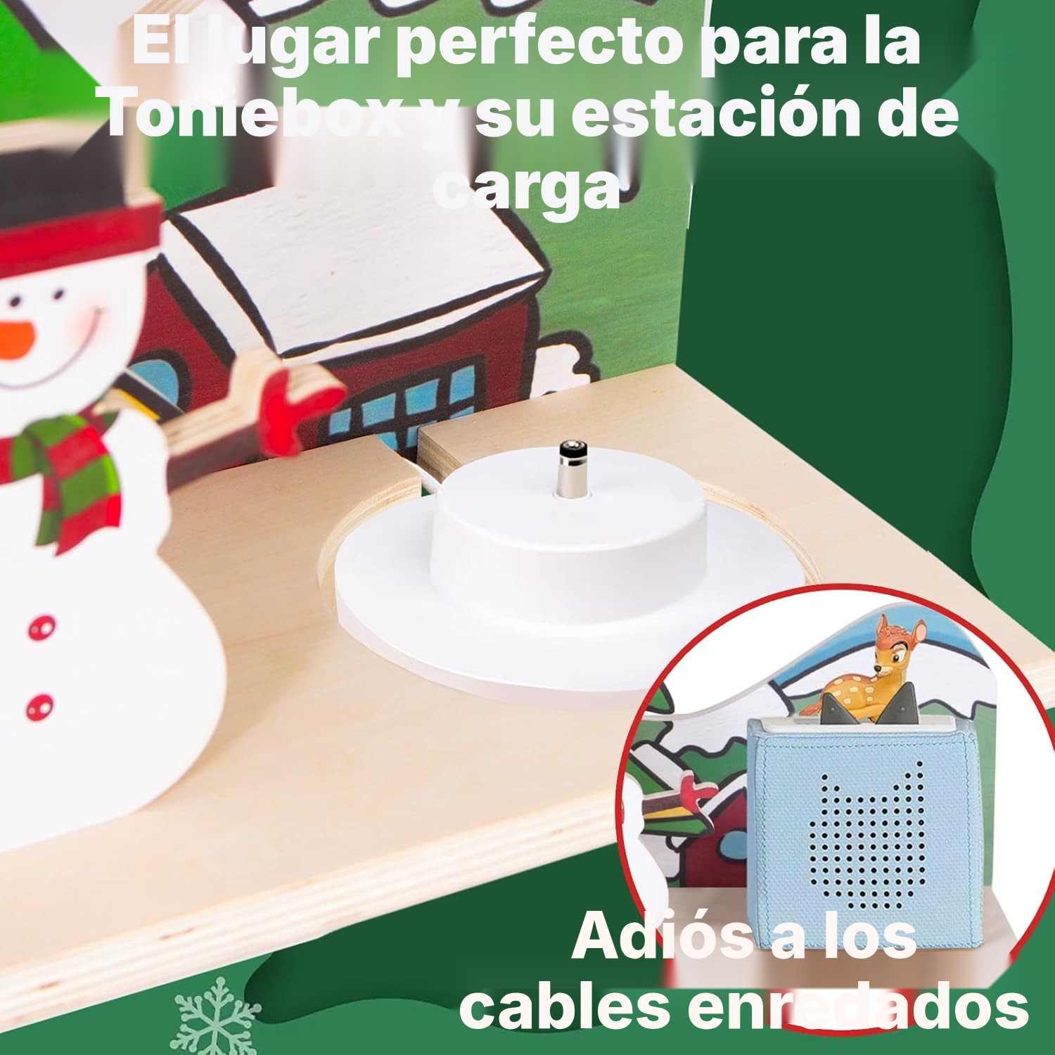 Estantería Toniebox/Tonies – árbol navideño giratorio, 40 cm — 5