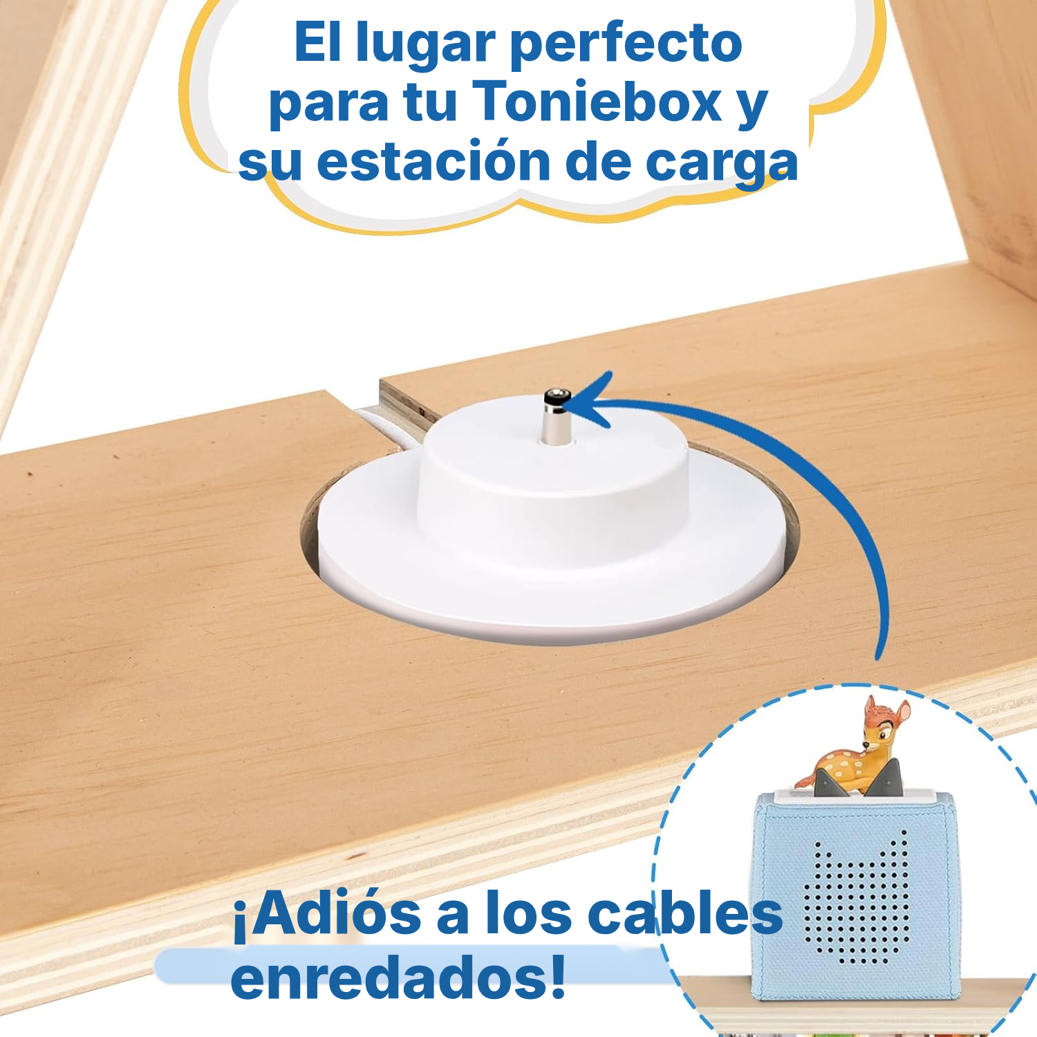 Estantería magnética para Toniebox/Tonies – triángulo, 58 cm — 4