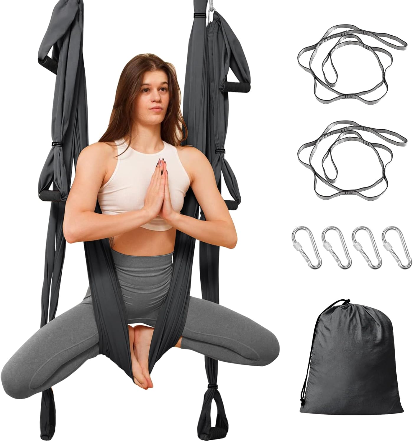 Columpio aeroyoga con 6 asas y carga de 300 kg