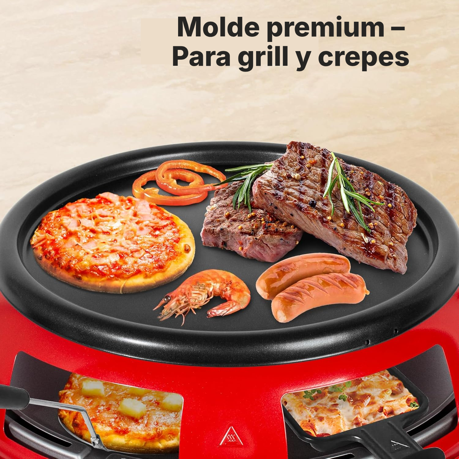 Horno eléctrico 3 en 1 para pizza — 2