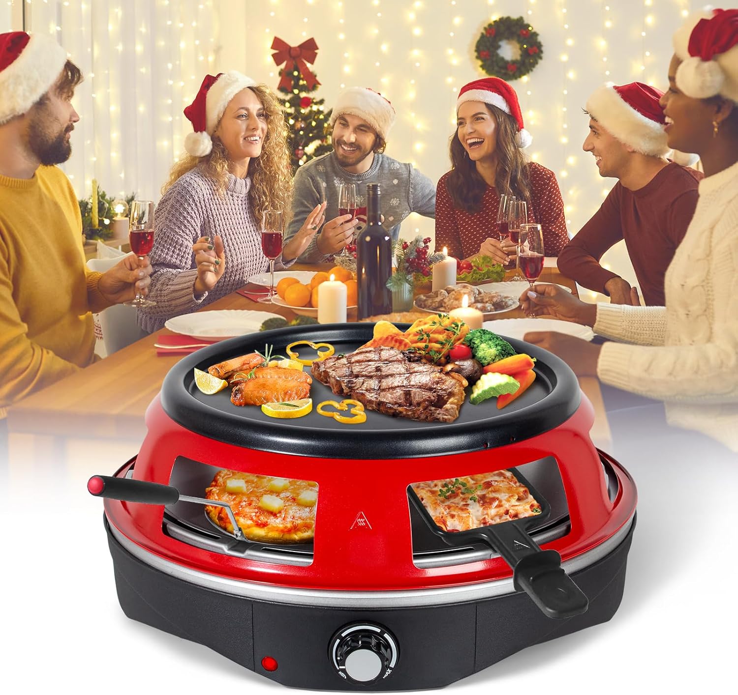 Horno eléctrico 3 en 1 para pizza — 7