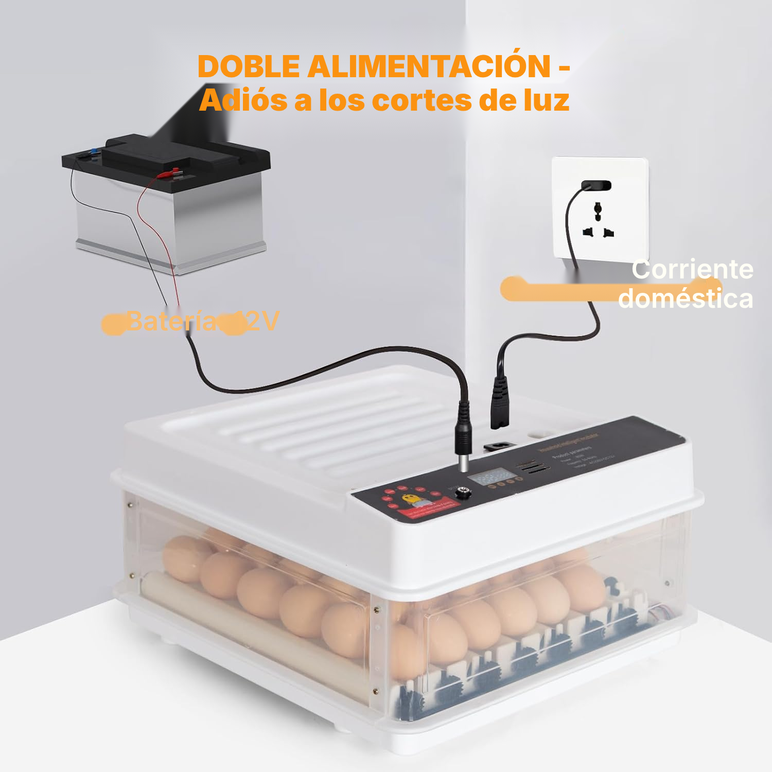 Incubadora huevos automática, 48 huevos — 5