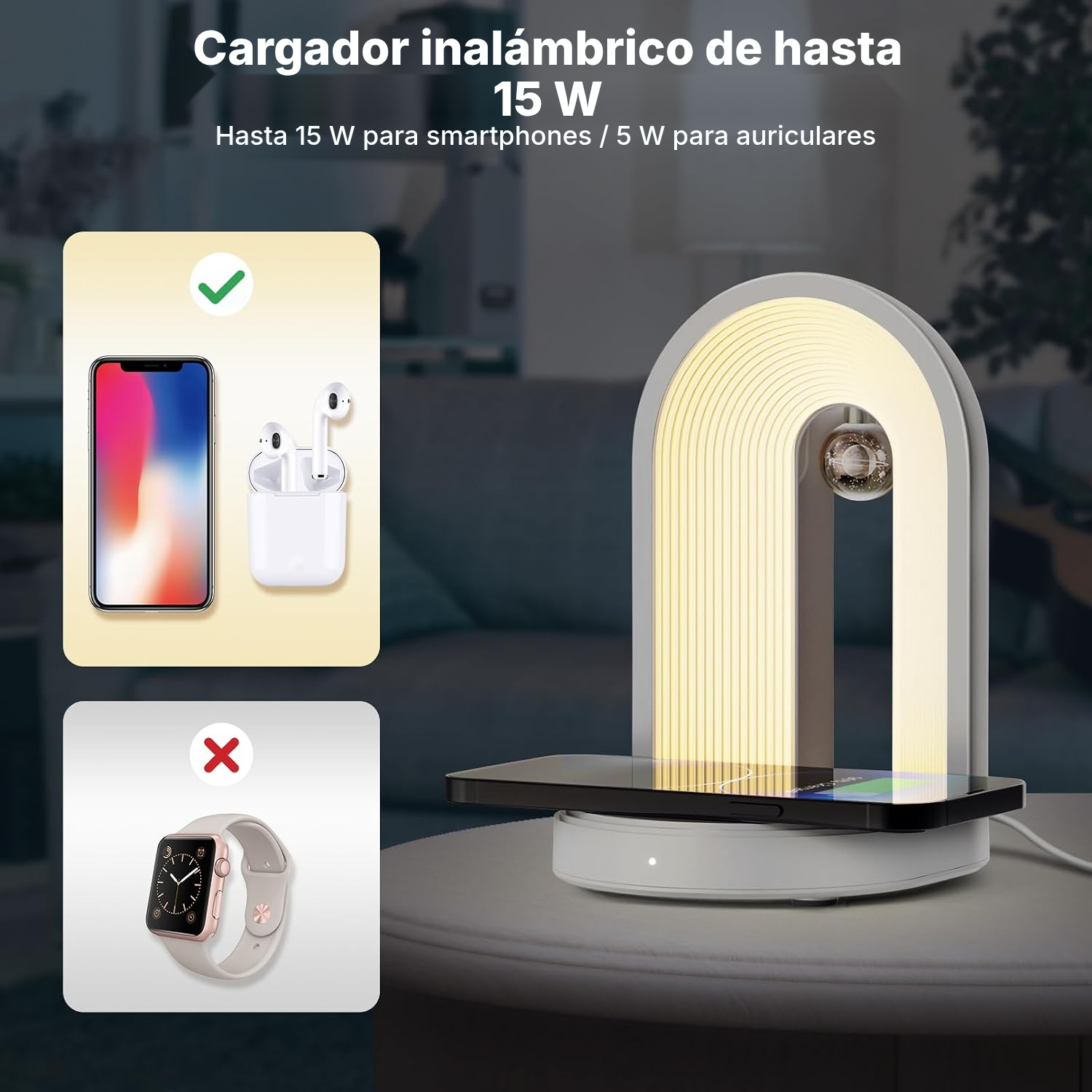 Lámparas mesita de noche táctiles — 5
