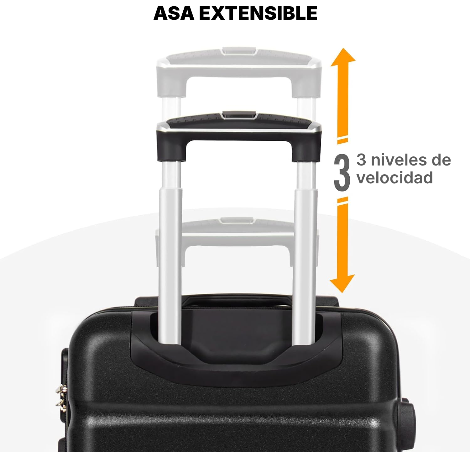 Equipaje de mano 56 cm: negro y manejable — 5