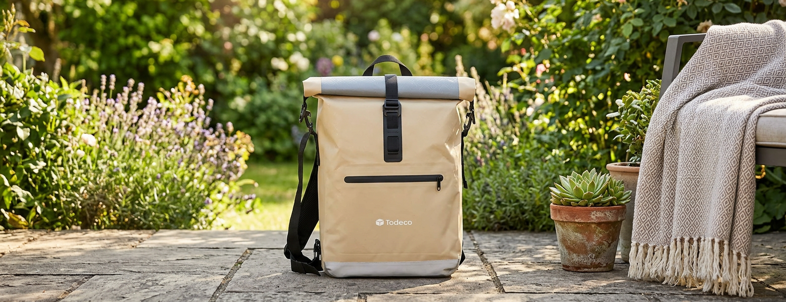 Bolsa bici 3 en 1 beige