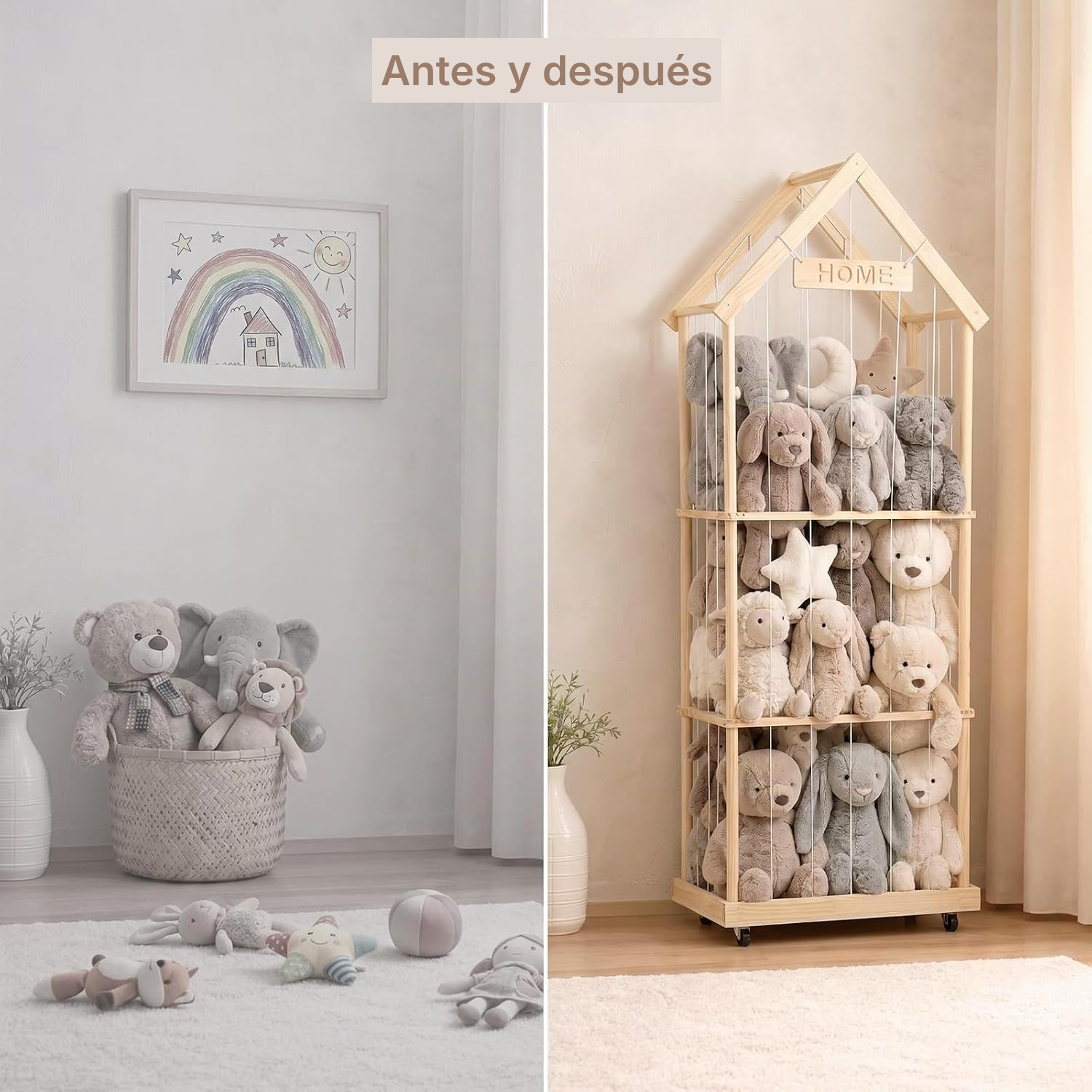 Organizador de juguetes móvil de 3 niveles — 5