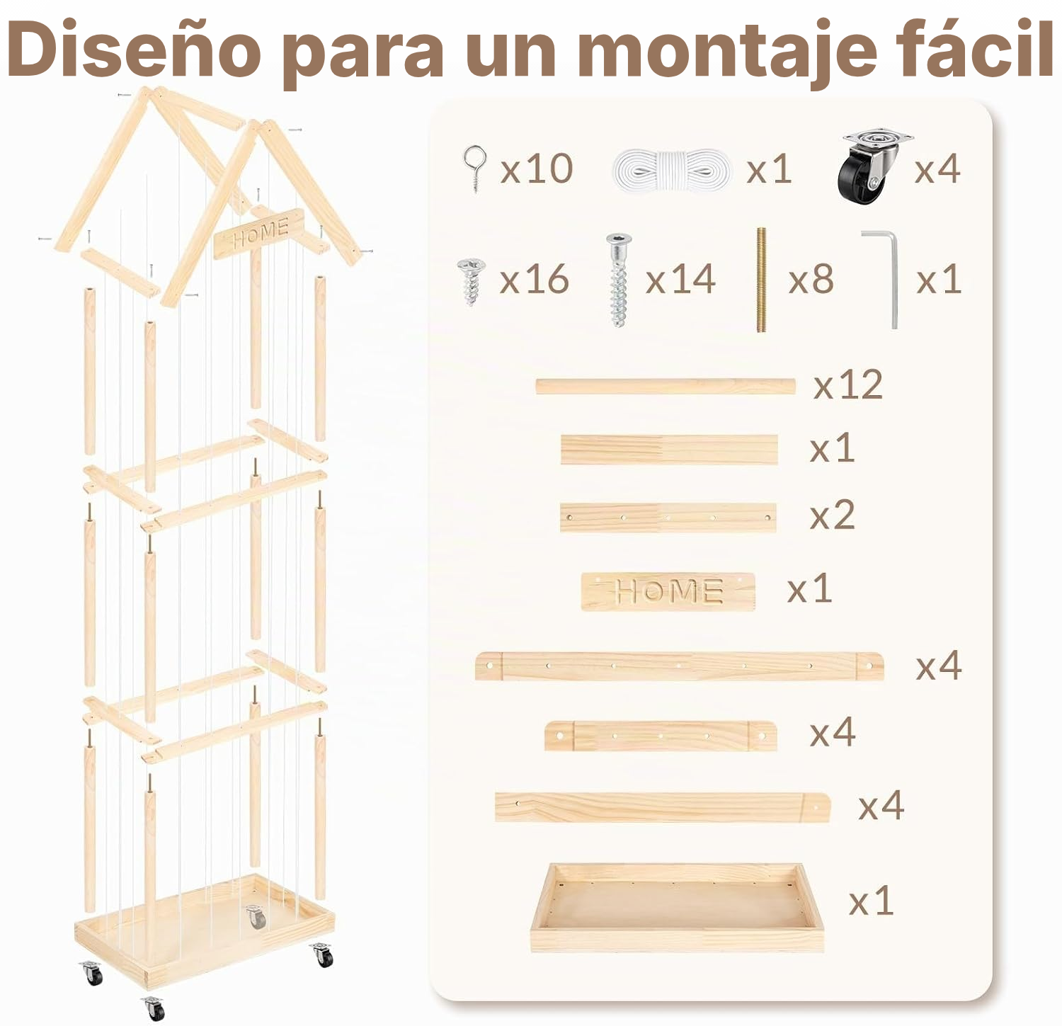 Organizador de juguetes móvil de 3 niveles — 6