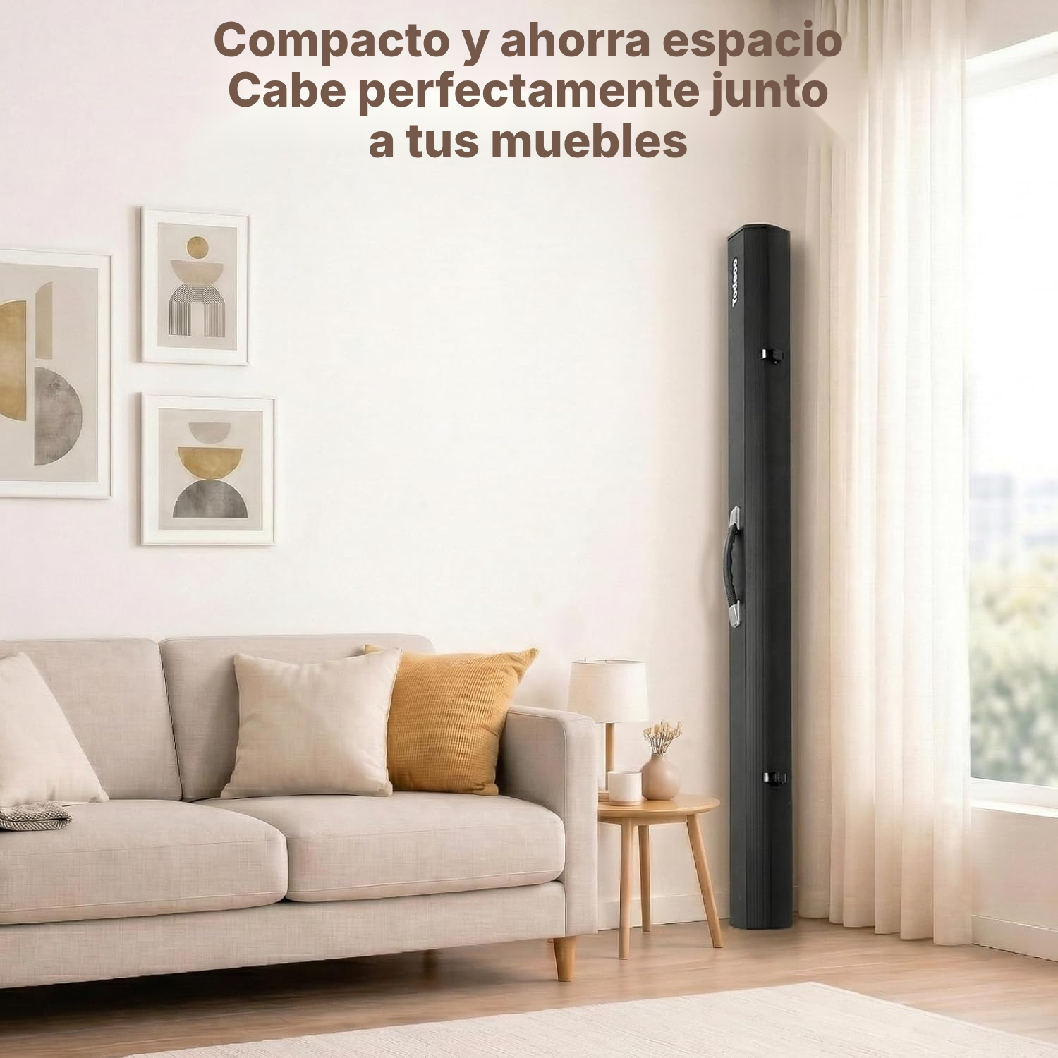 Pantalla proyector portátil 163 × 123 cm — 5