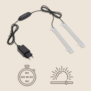 Estanteria plantas con luz LED — 2