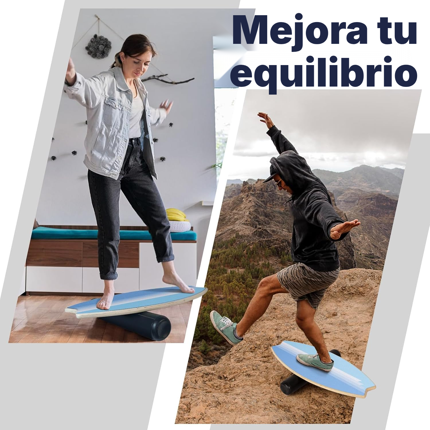 Tabla de equilibrio 85 cm, bandas degradadas 7 niveles — 6