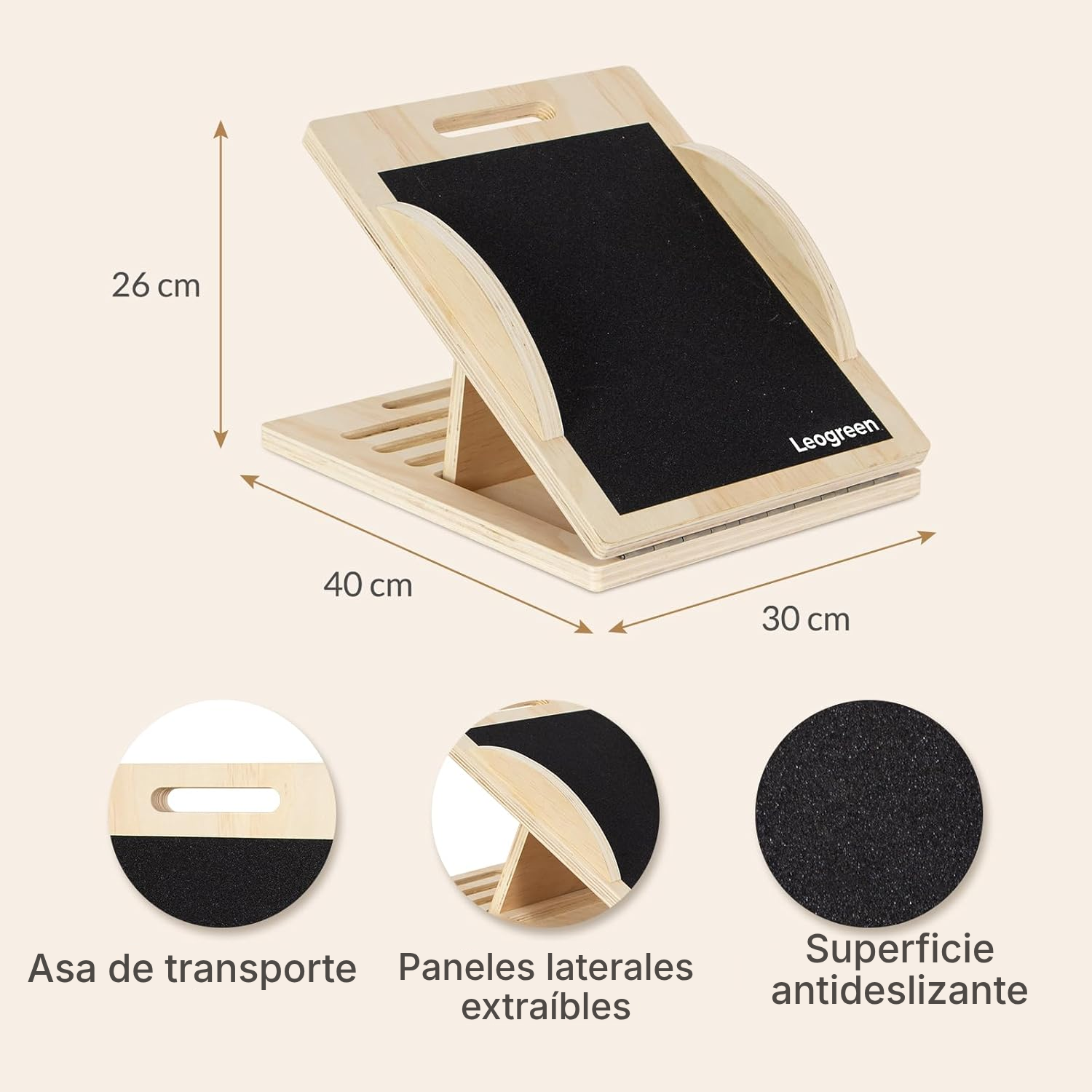Tabla de equilibrio 2 en 1 ajustable — 3