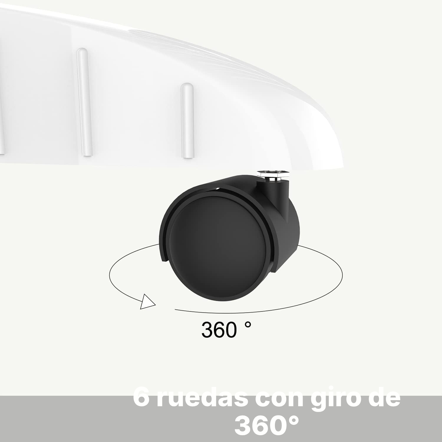 Tendedero plegable blanco de 3 niveles — 5