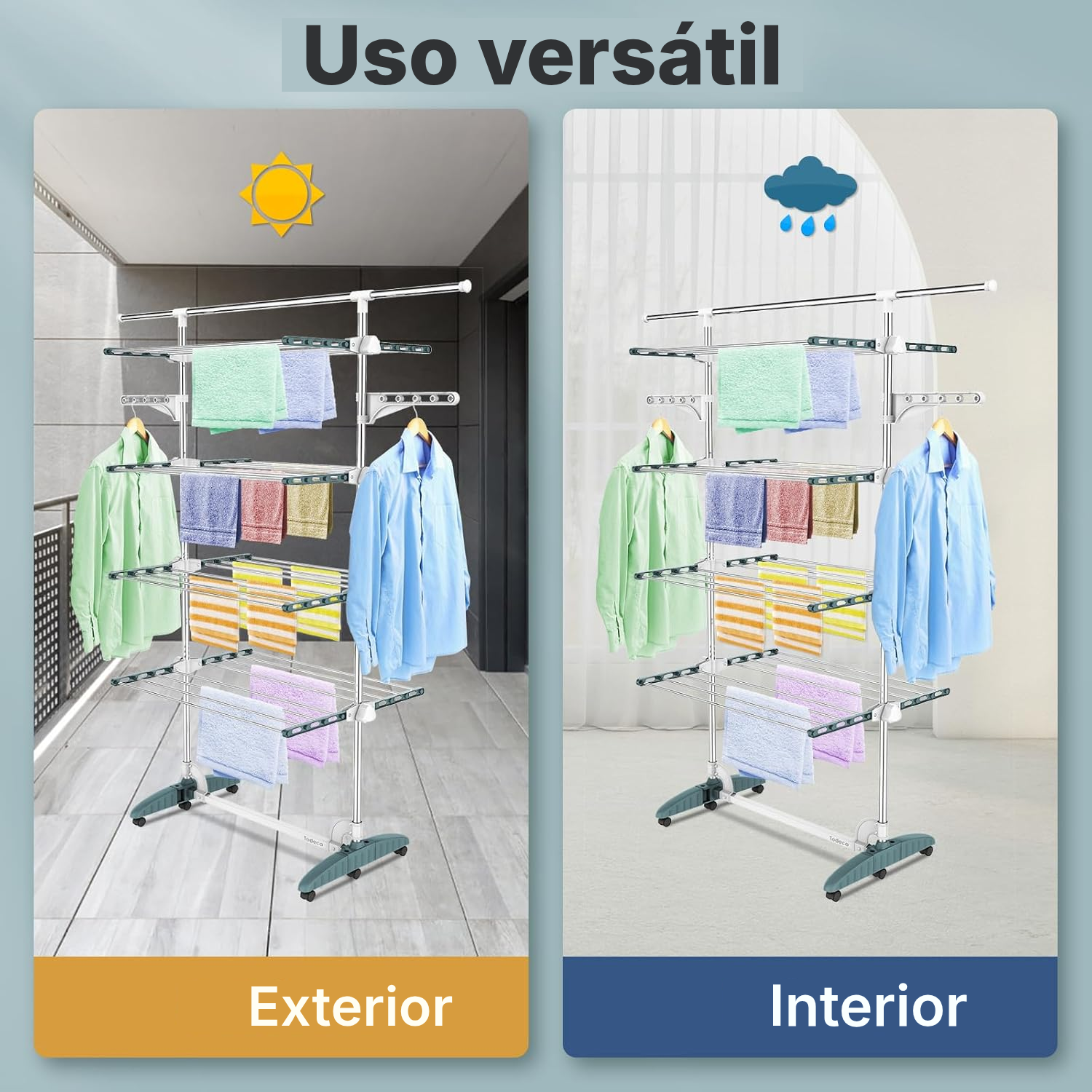 Tendedero plegable de 4 niveles — 4