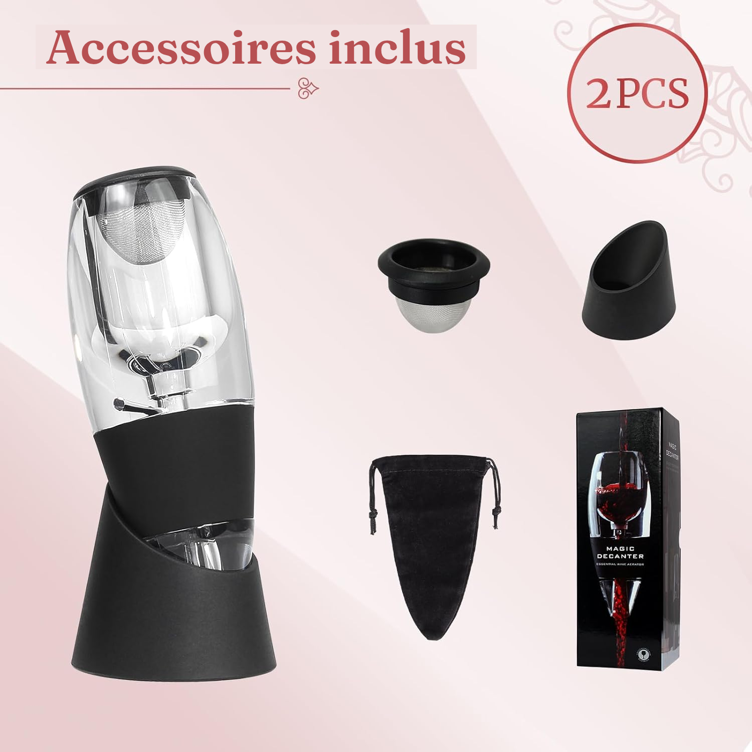 Aérateur de vin — aérez sans carafe — 7