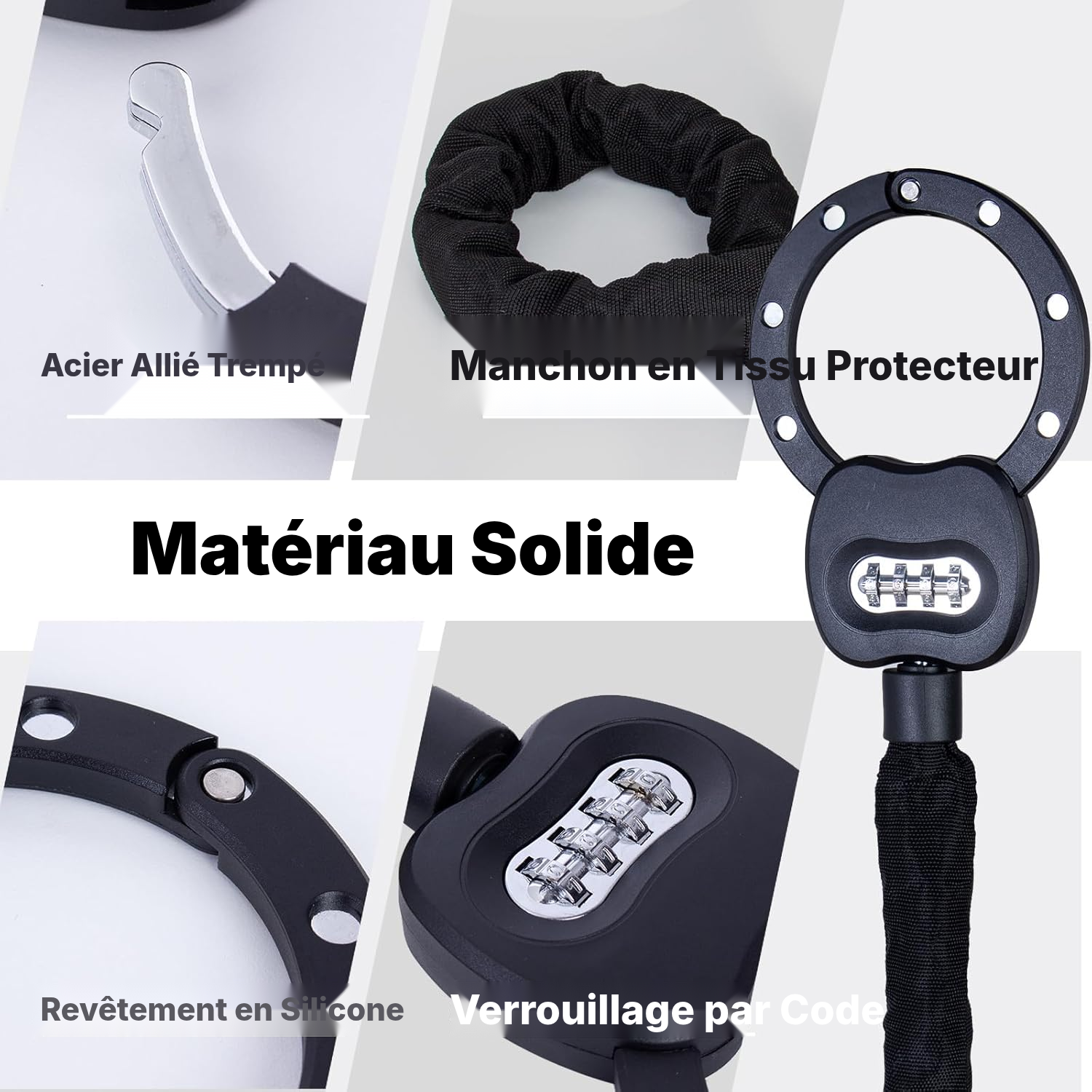 Cadenas à code 30 cm à combinaison – sans clé — 2