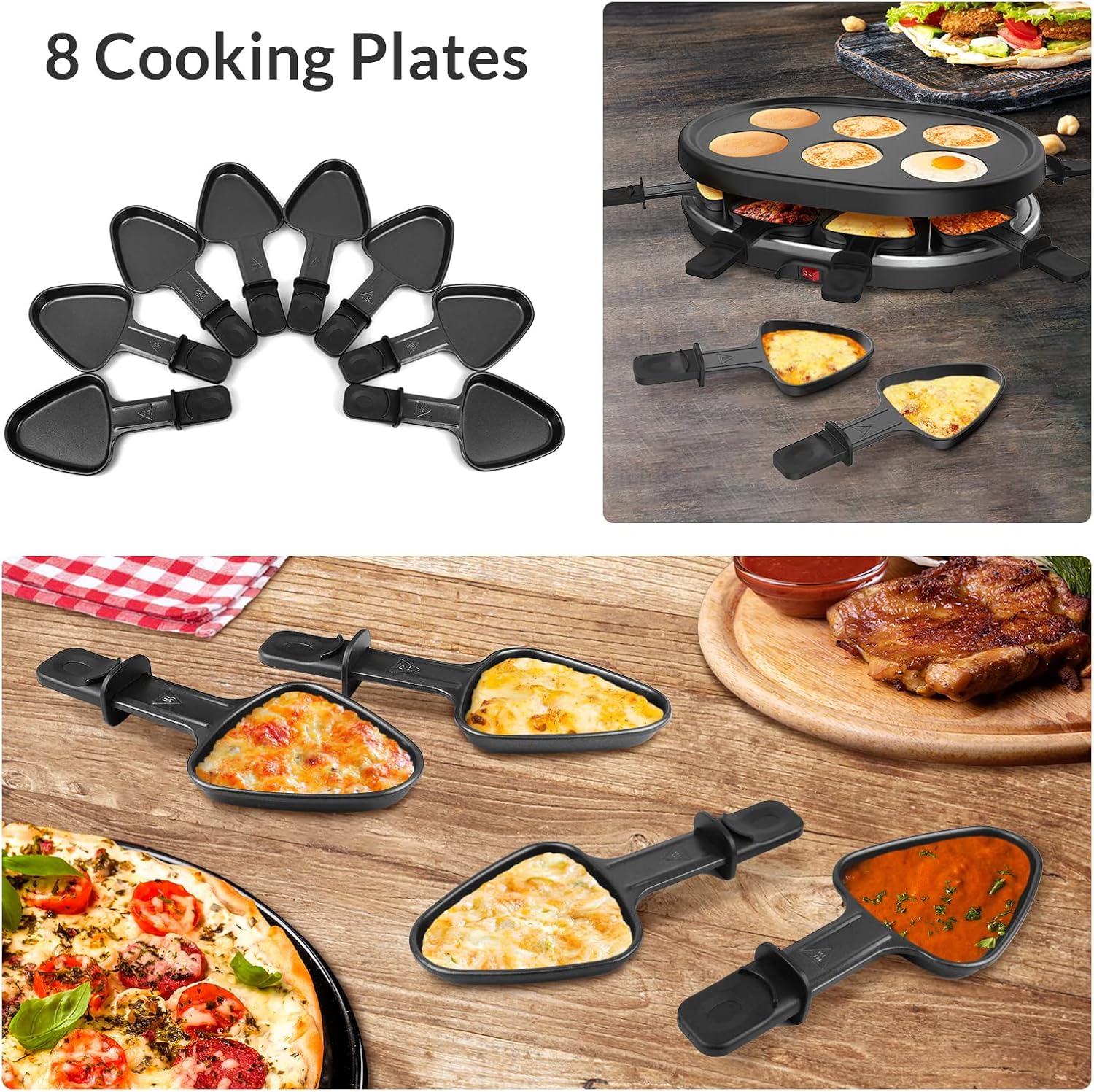 Appareil à raclette 4-en-1 convivial — 2
