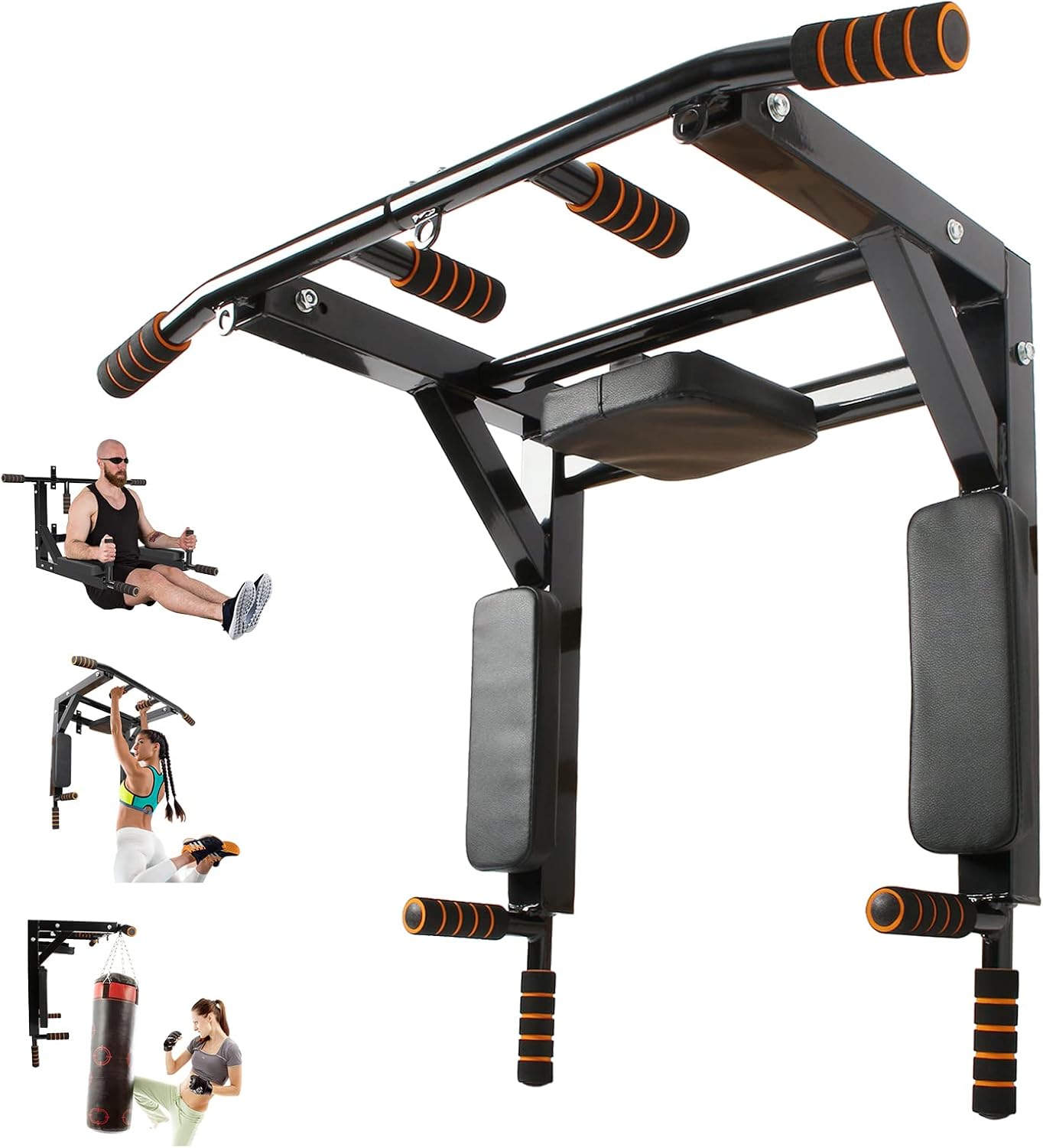 Barre de traction murale avec dips 95.3×73×47.2 cm