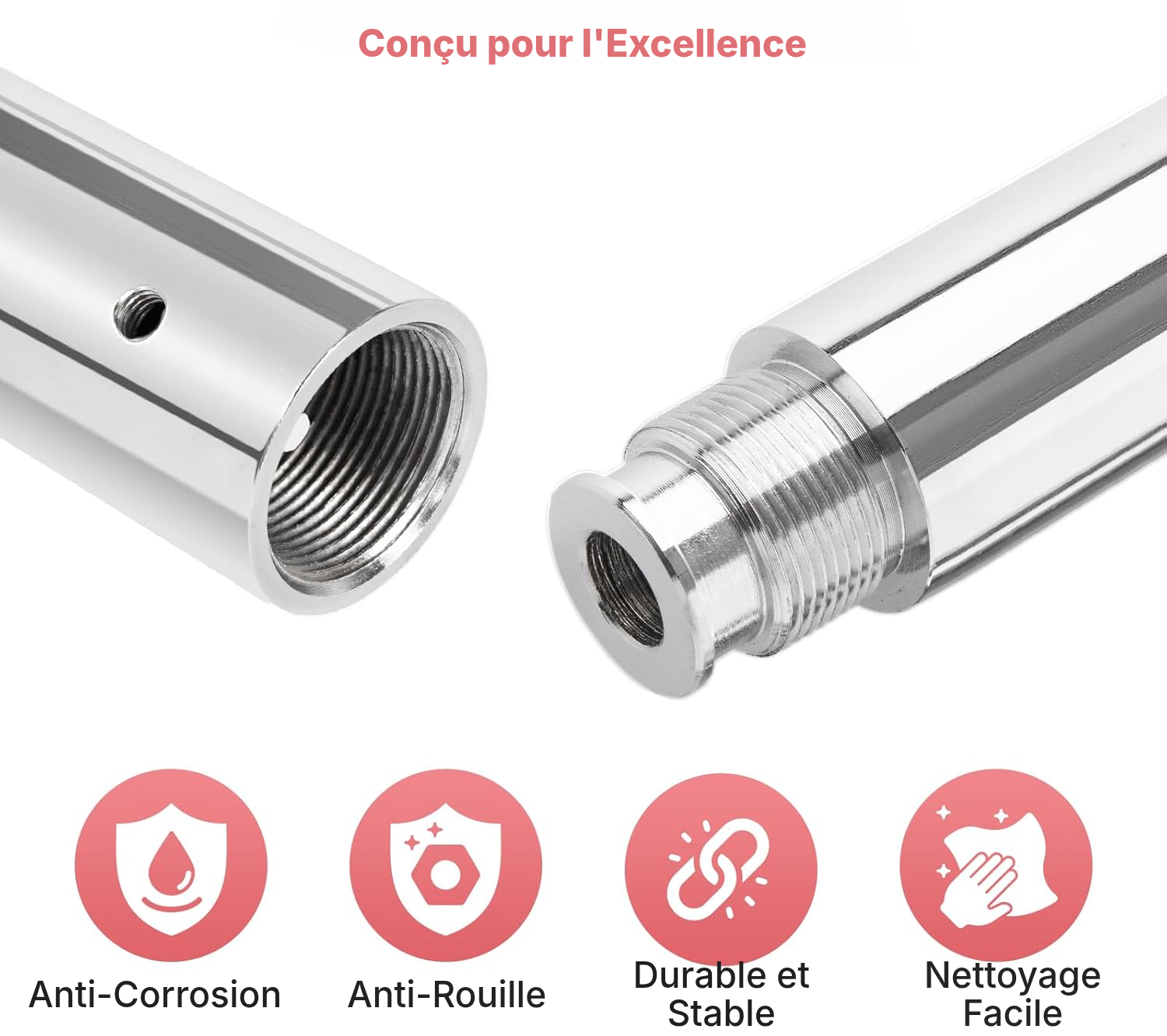 Barre dance pole dance argent – aérienne — 4