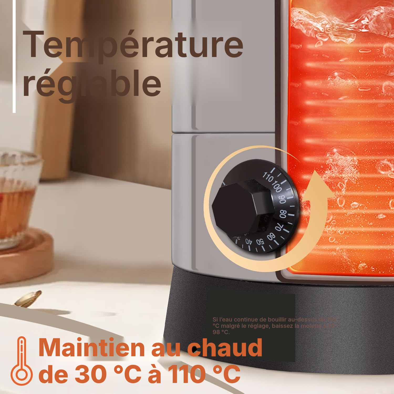 Distributeur de boissons chaudes 9,3 L à paroi simple — 3