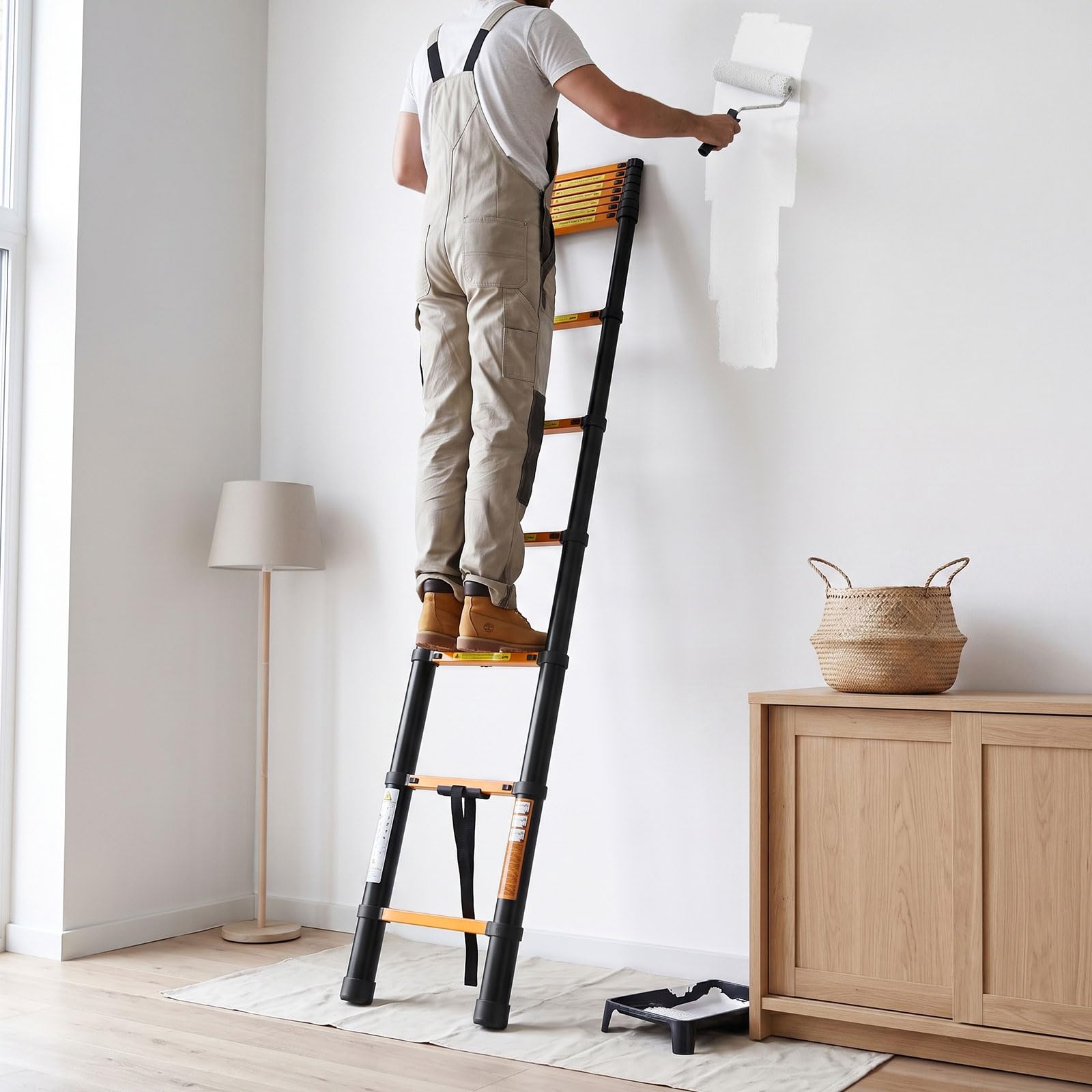 Échelle télescopique — hauteur modulable — 4