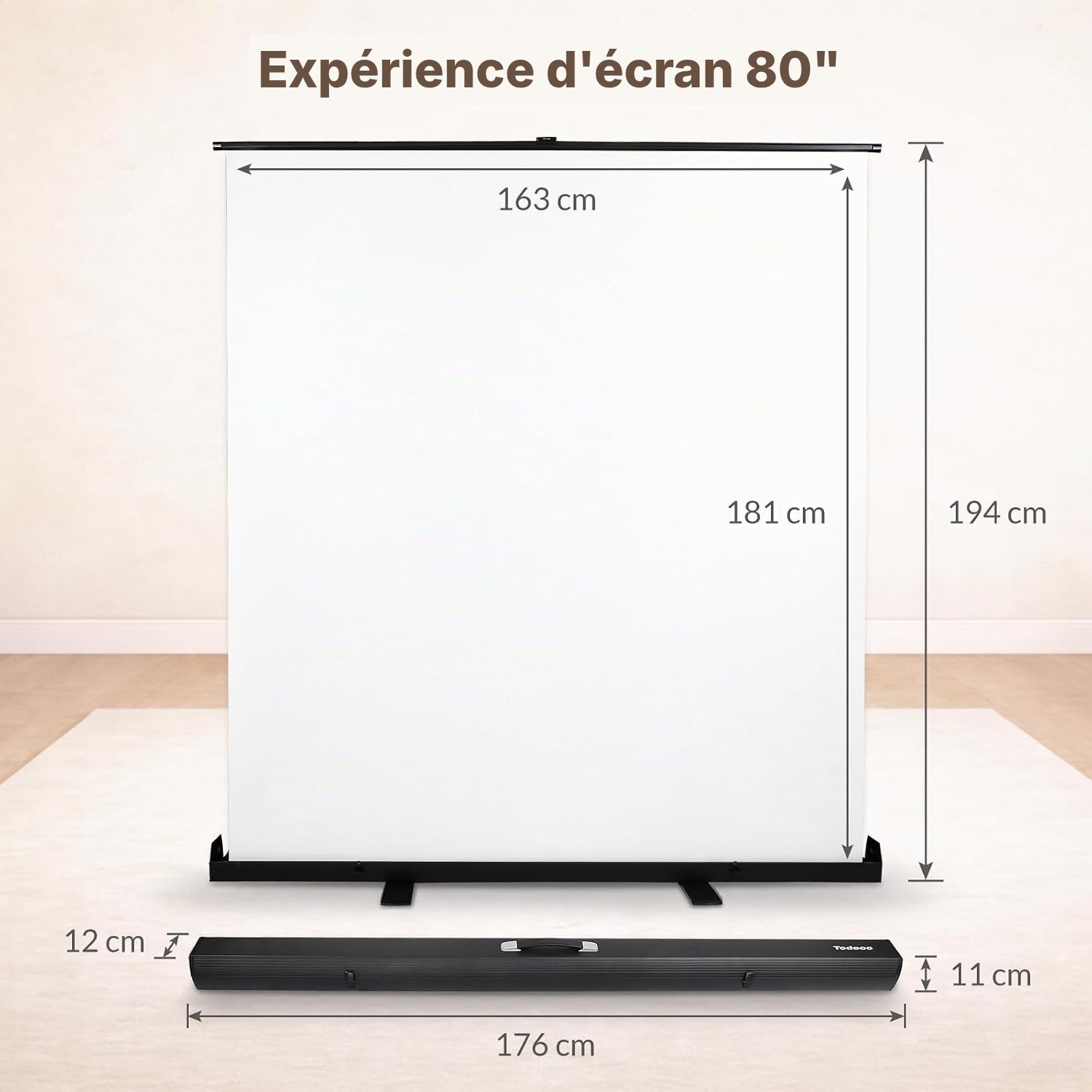 Écran pour rétro projecteur — projection nomade — 2