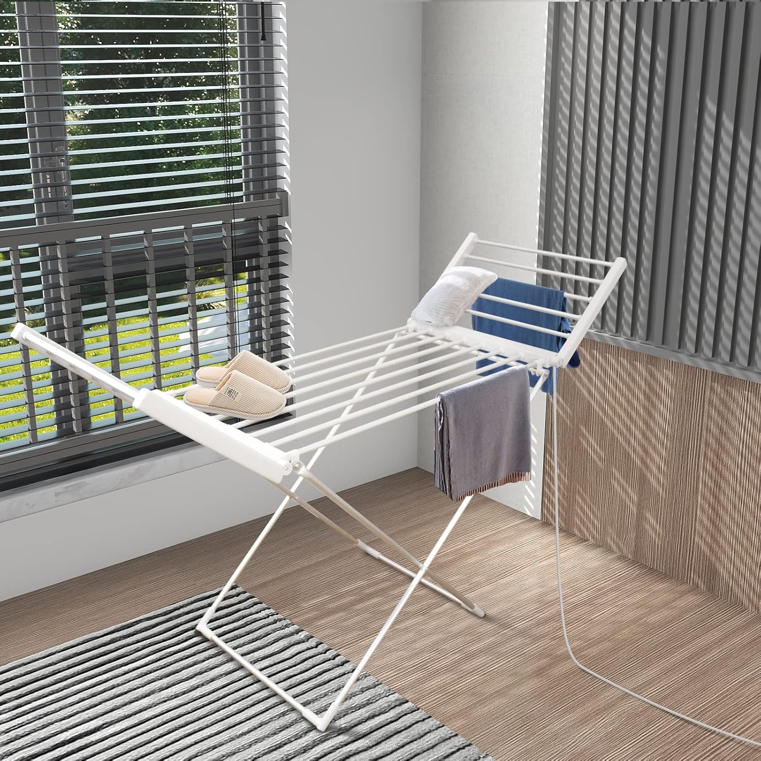 Étendoir à linge électrique — séchez au chaud — 7