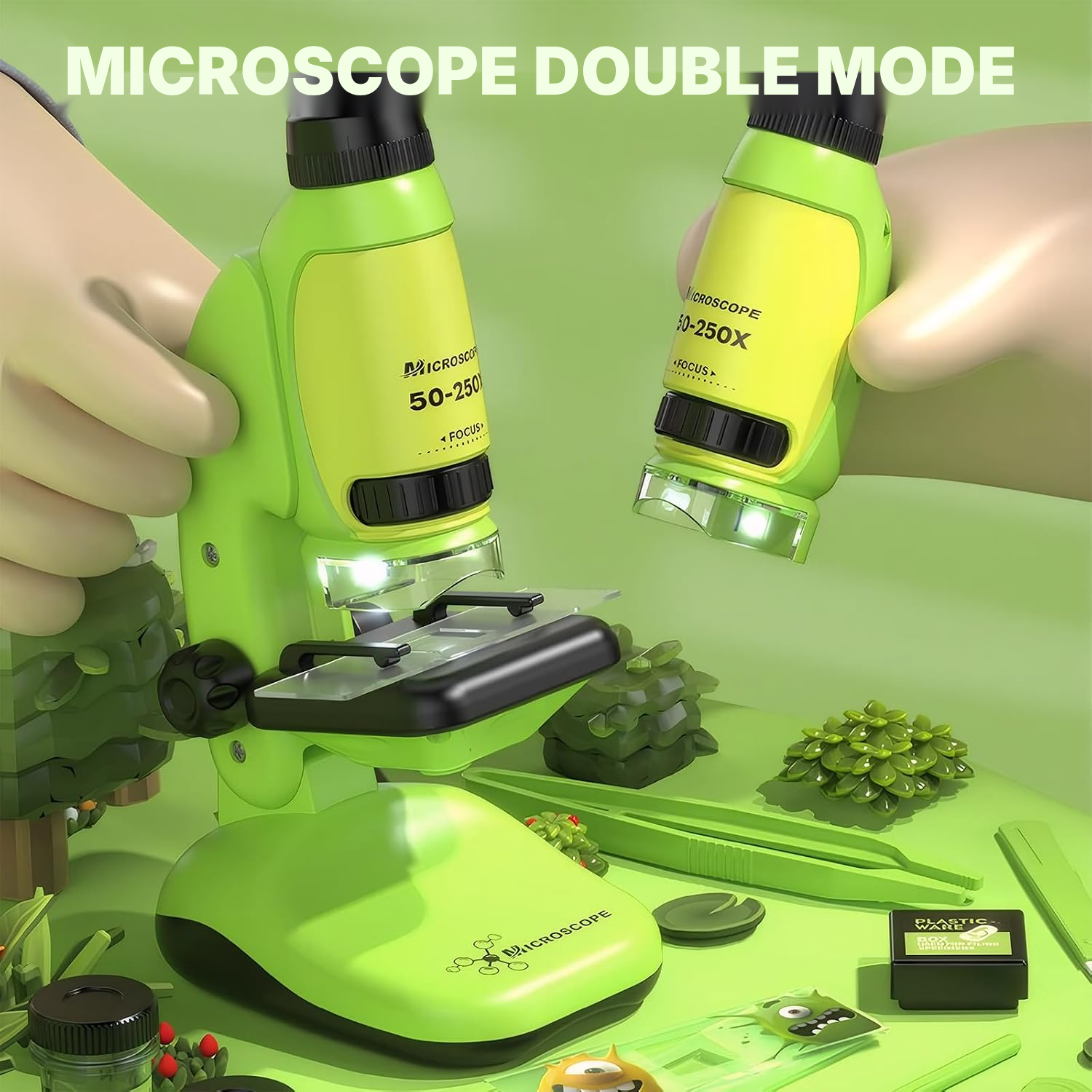 Microscope enfant 50-250x compact 23 cm — 5