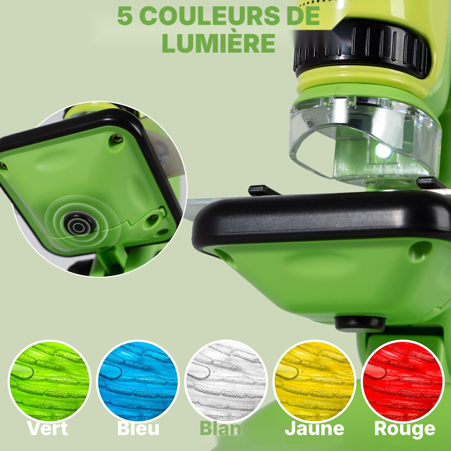 Microscope enfant 50-250x compact 23 cm — 6