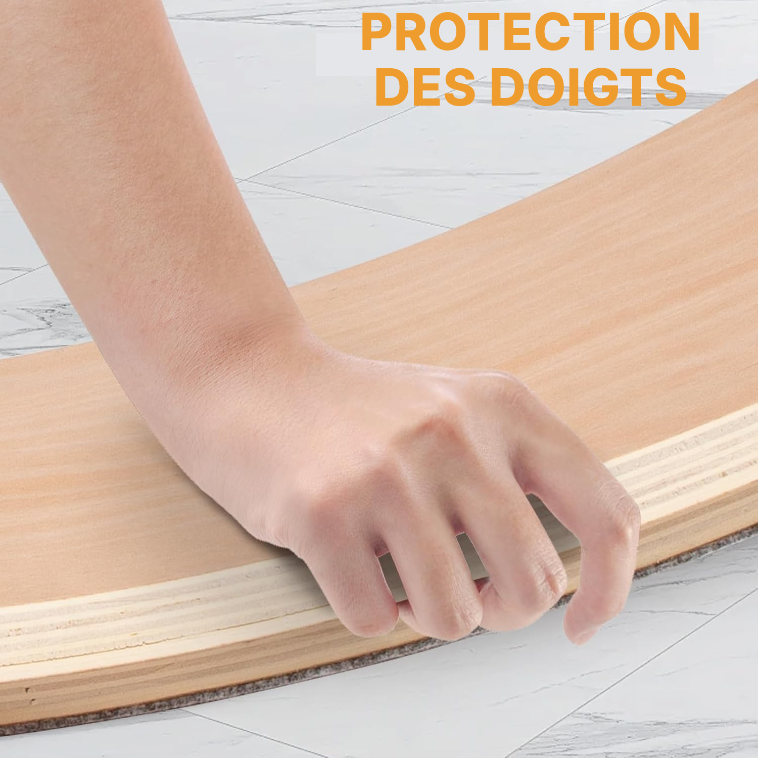Planche d’équilibre bois naturel, stable — 4