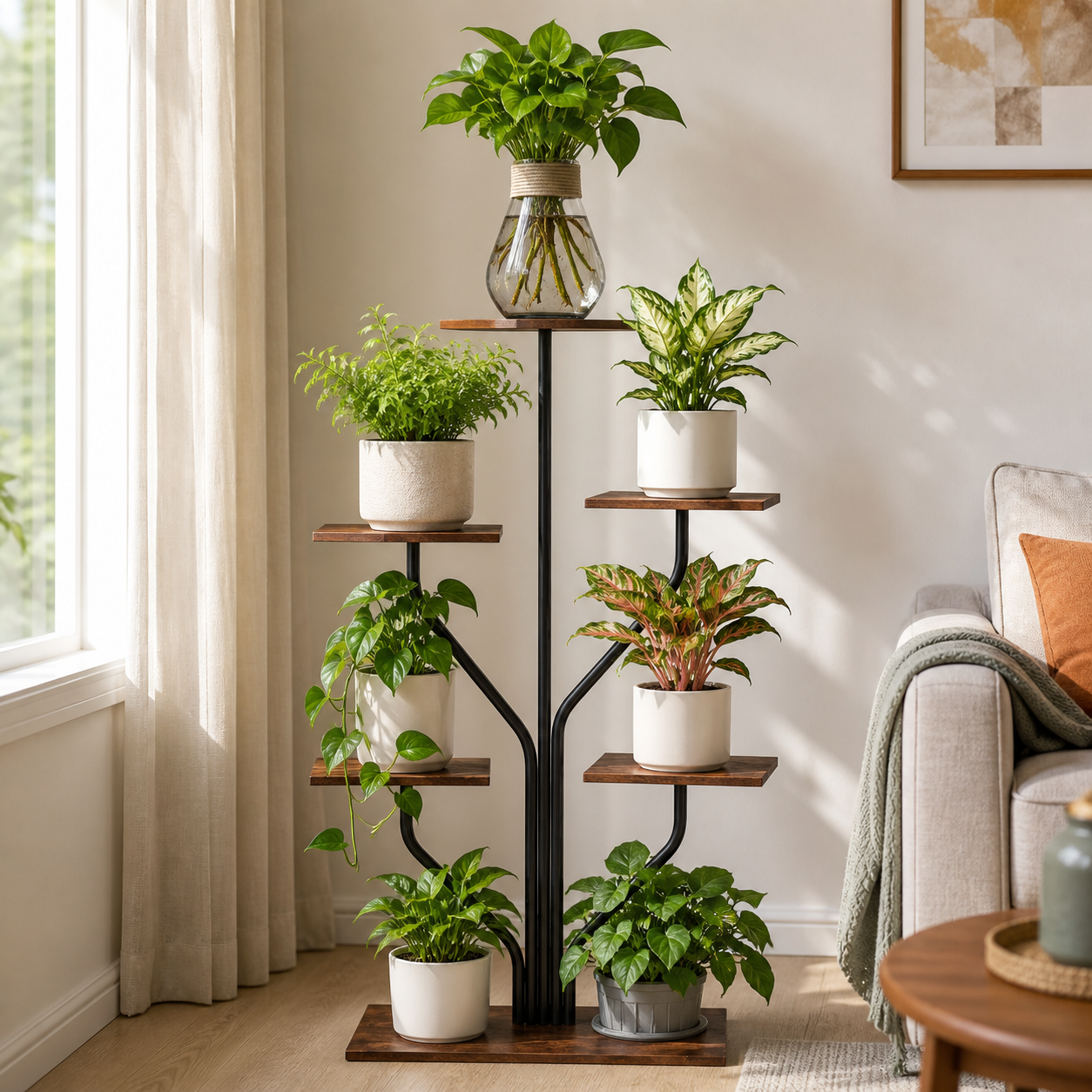 Étagère pour les plantes grand format — 5 niveaux