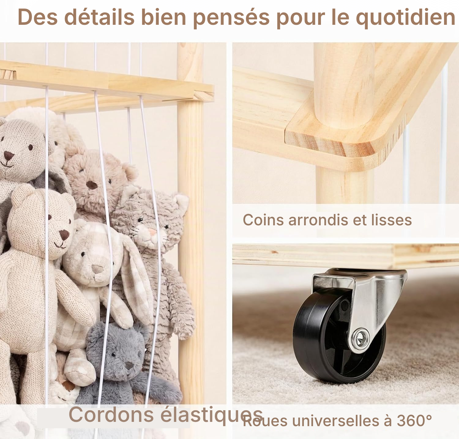 Meuble pour ranger des jouets – 164 cm, 2 niveaux — 4