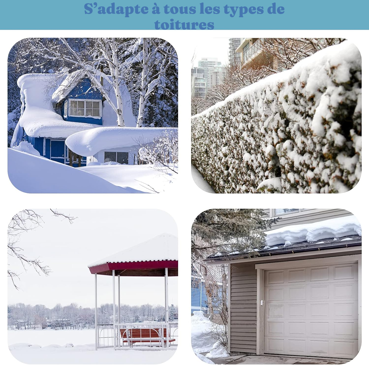 Pelle à neige toiture — déneigez depuis le sol — 7