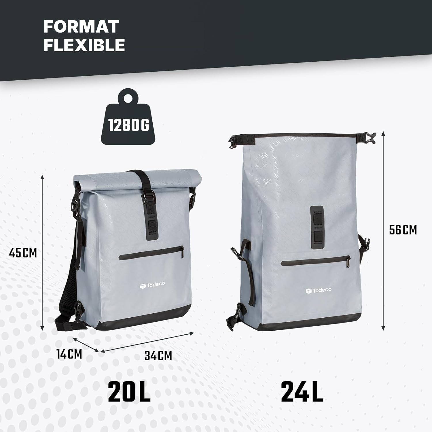 Sac à vélo 3-en-1 noir — roulez, puis marchez — 5