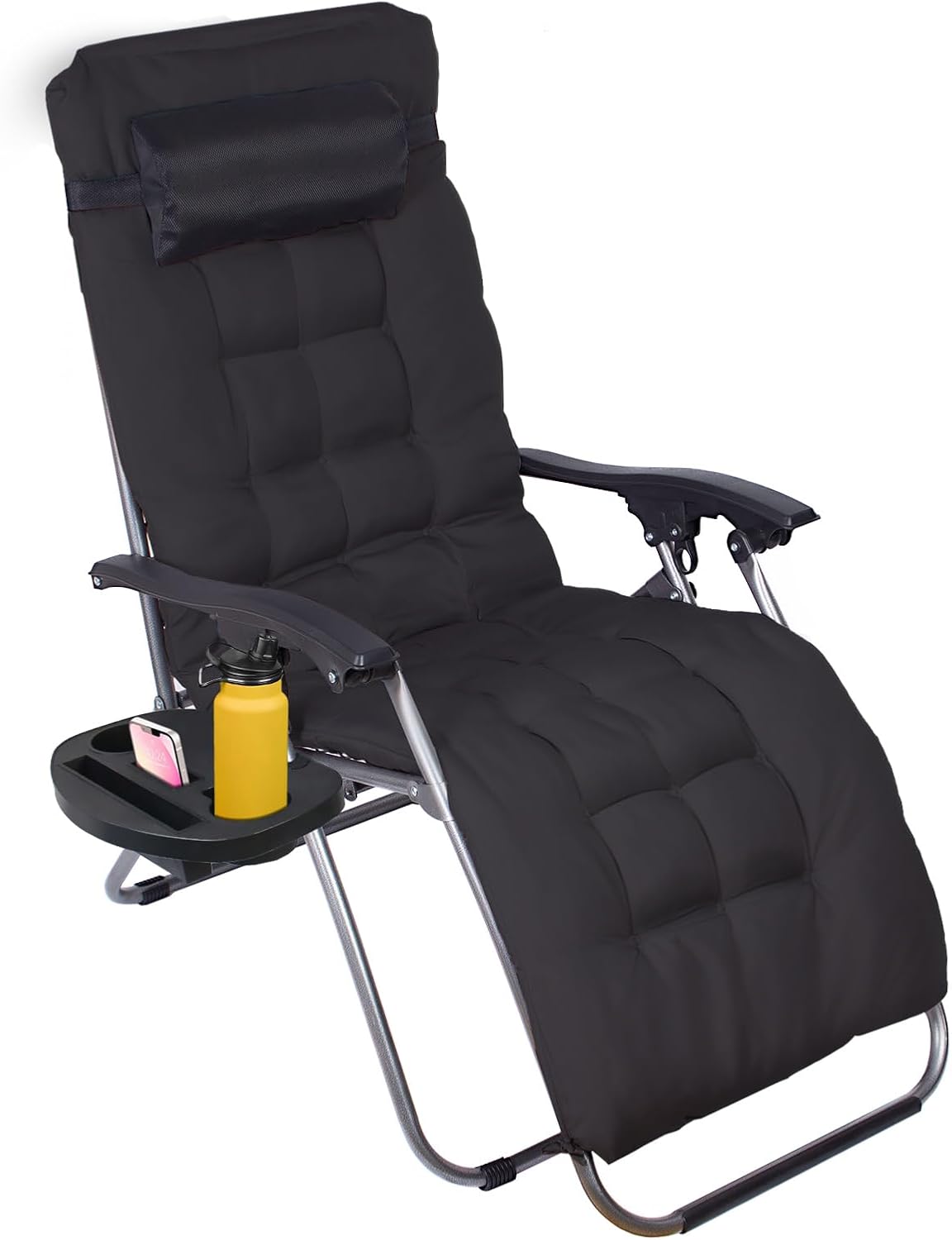 Chaise camping zéro gravité compact 110 cm pliante