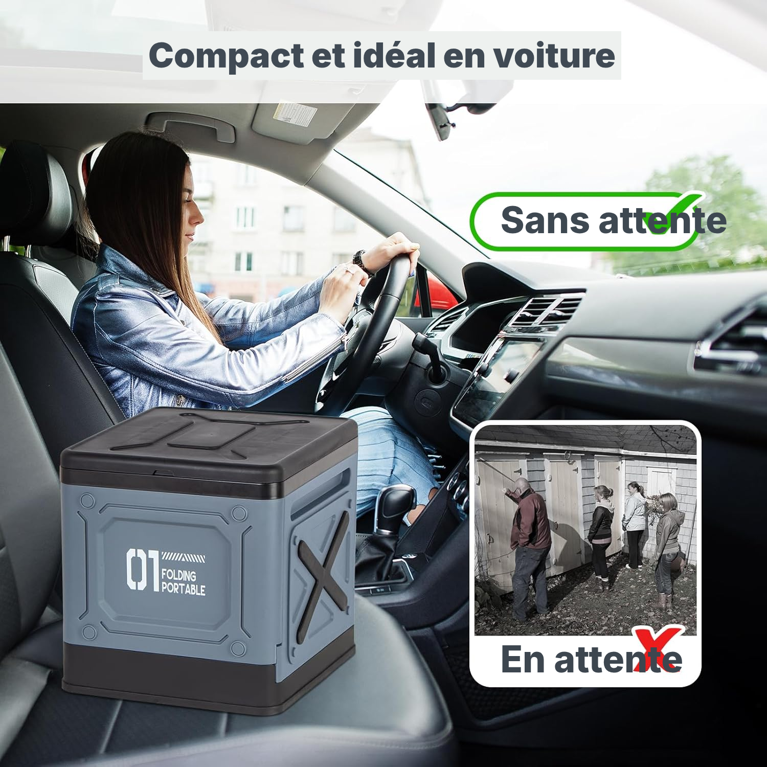 WC chimique alternatif Noir – toilette 25 L — 6