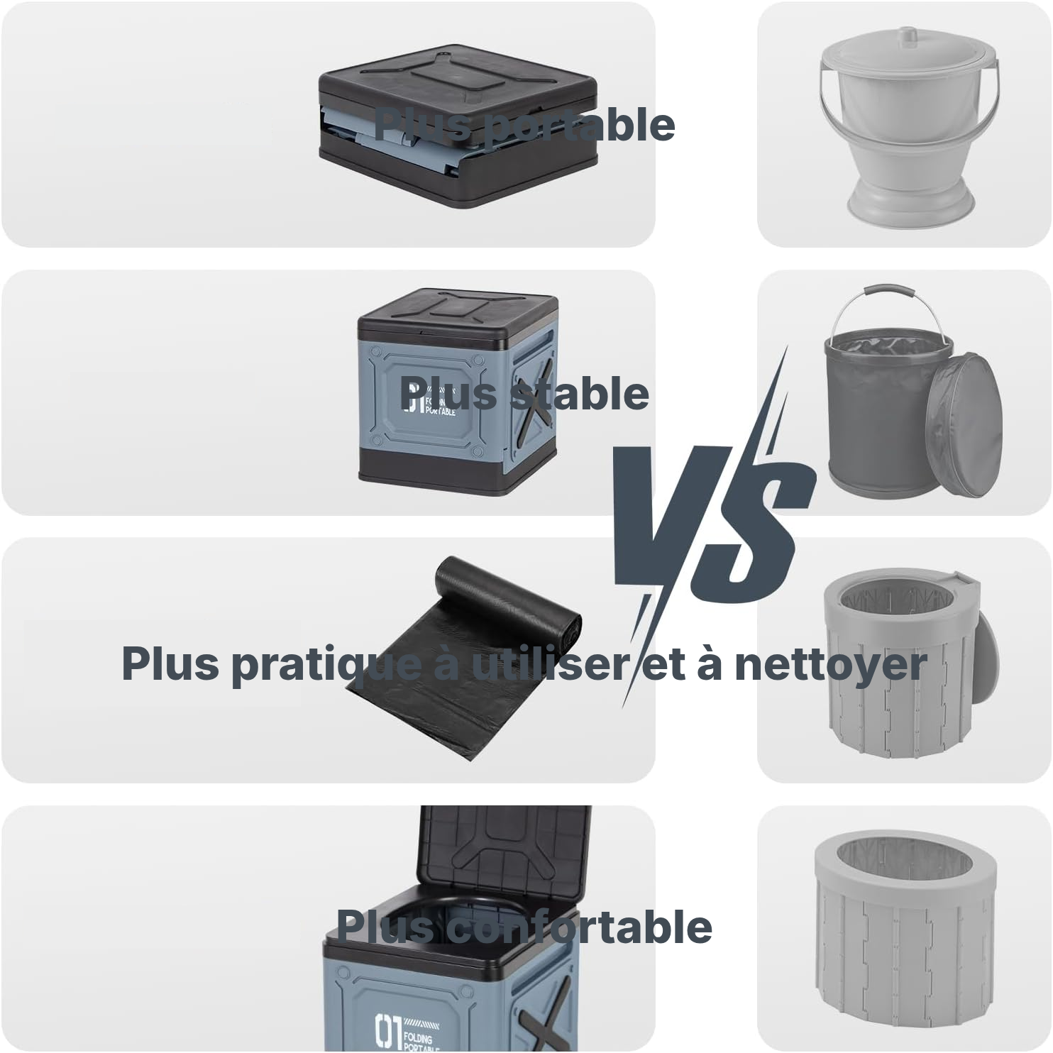 WC chimique alternatif Noir – toilette 25 L — 5