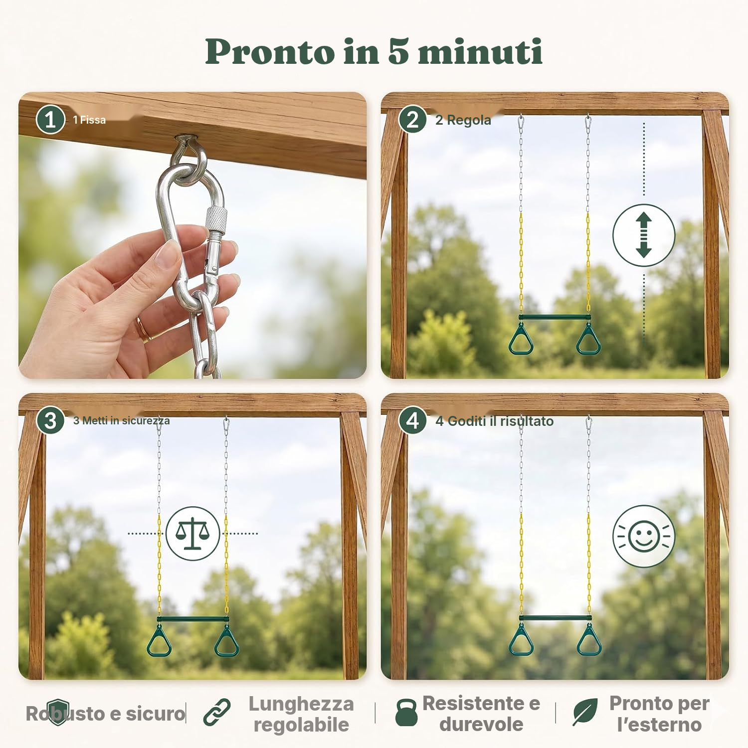 Altalena da giardino per adulti — 5