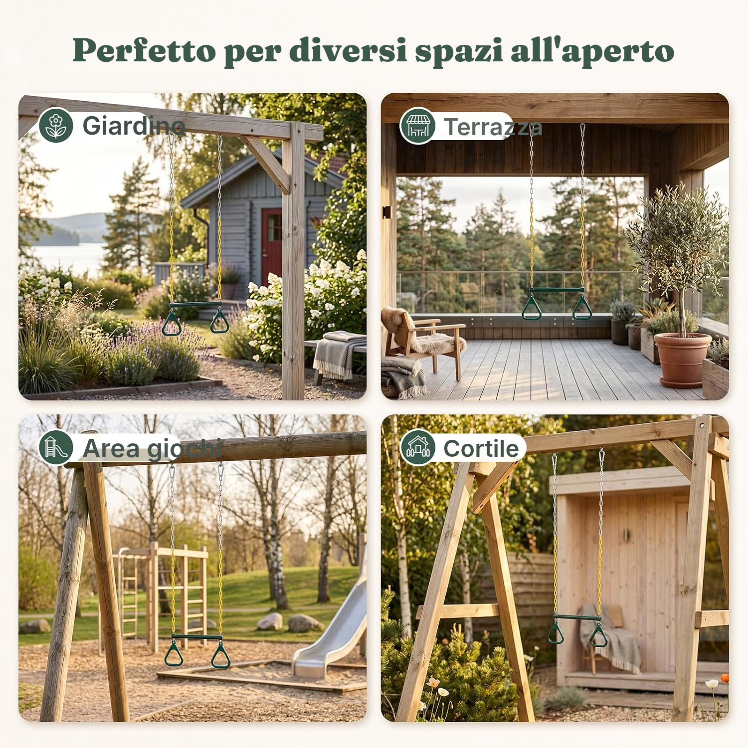 Altalena da giardino per adulti — 7