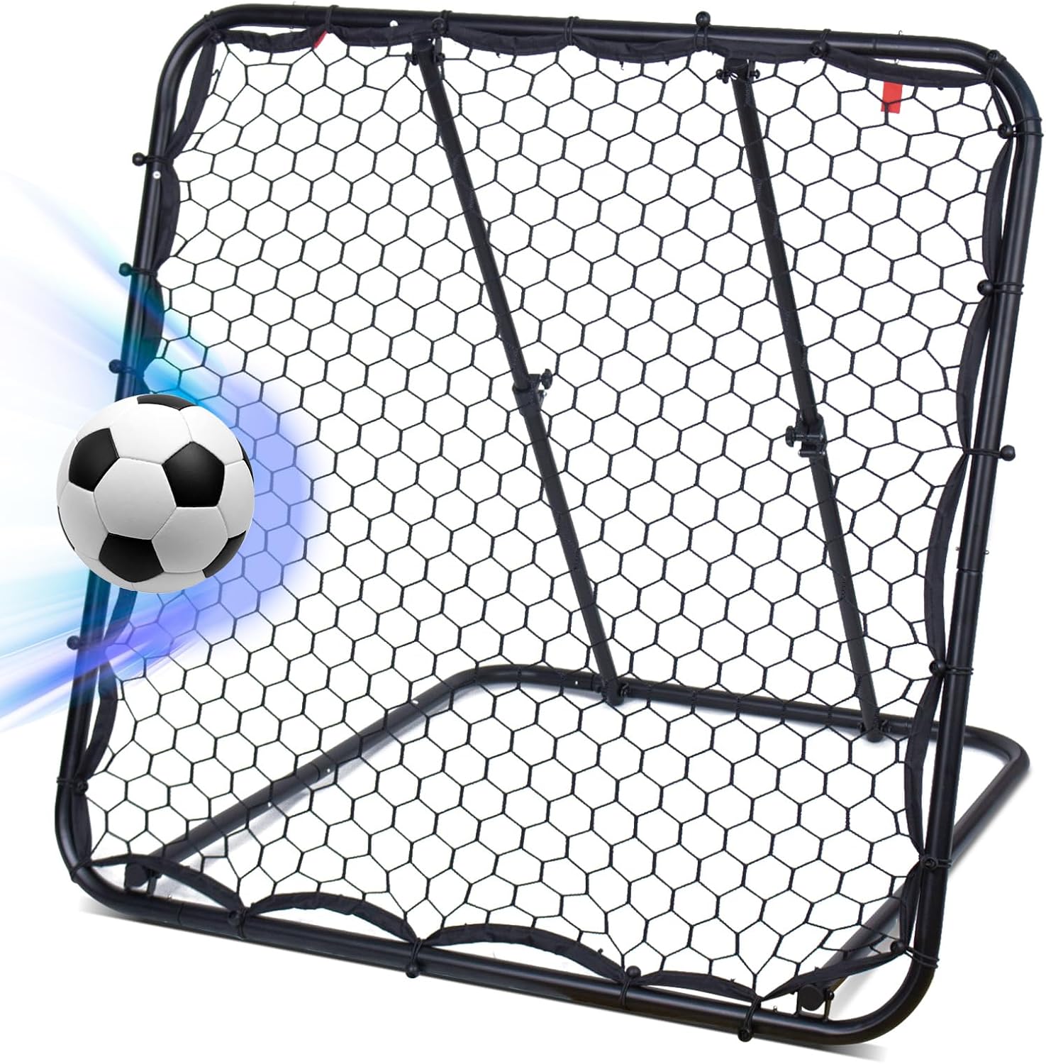 Rete rebound calcio regolabile, formato grande