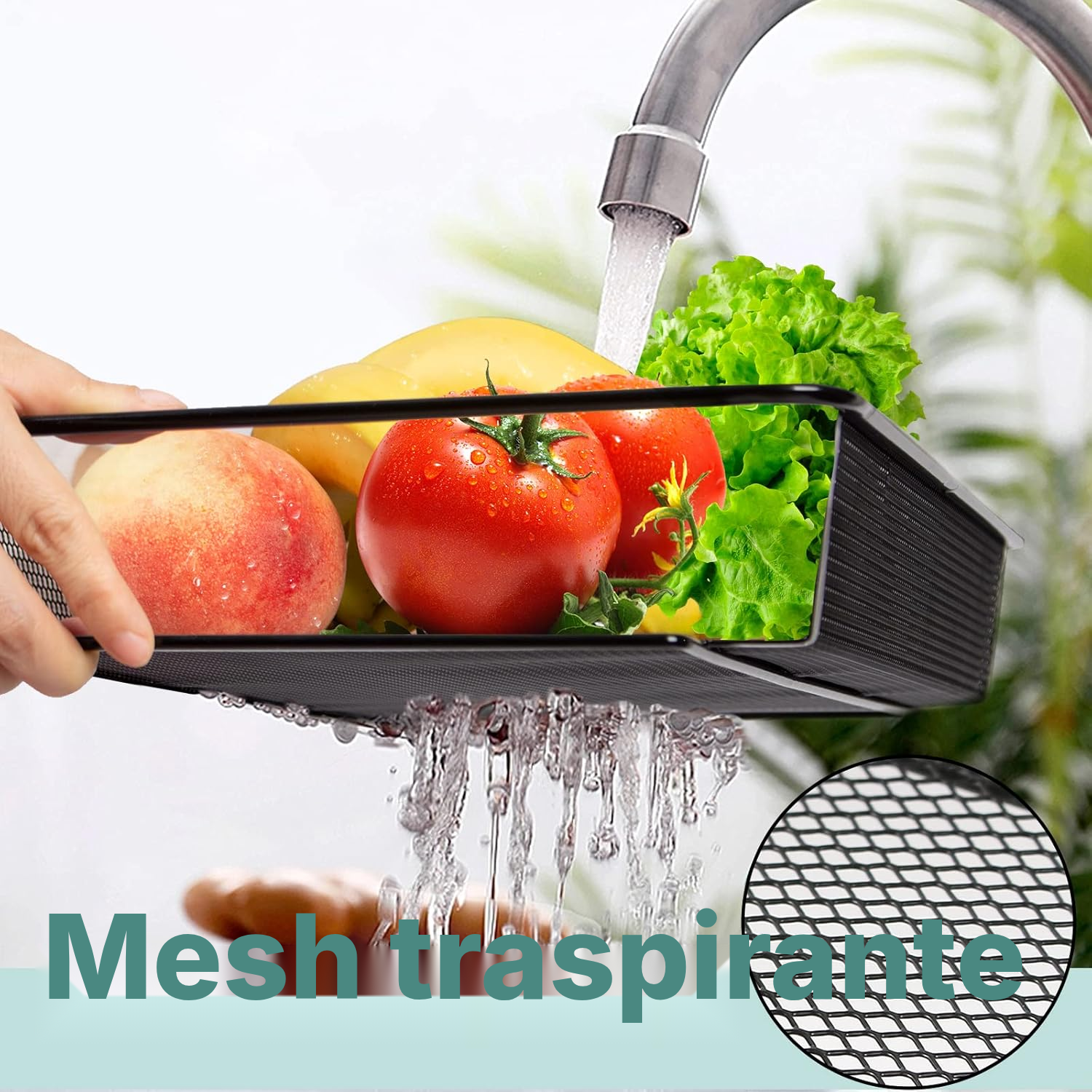 Carrelli per la cucina neri, 5 livelli — 3