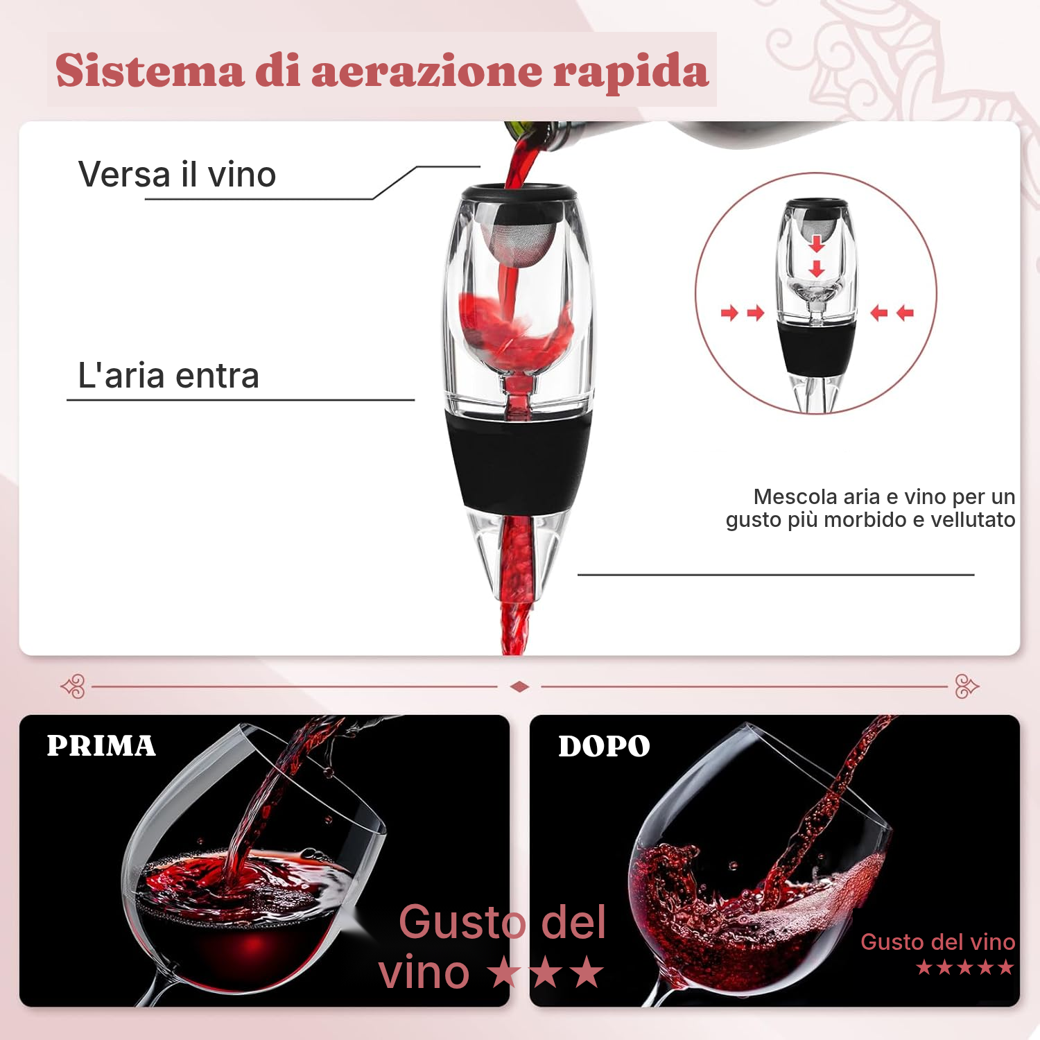 Aeratore senza caraffa — 5