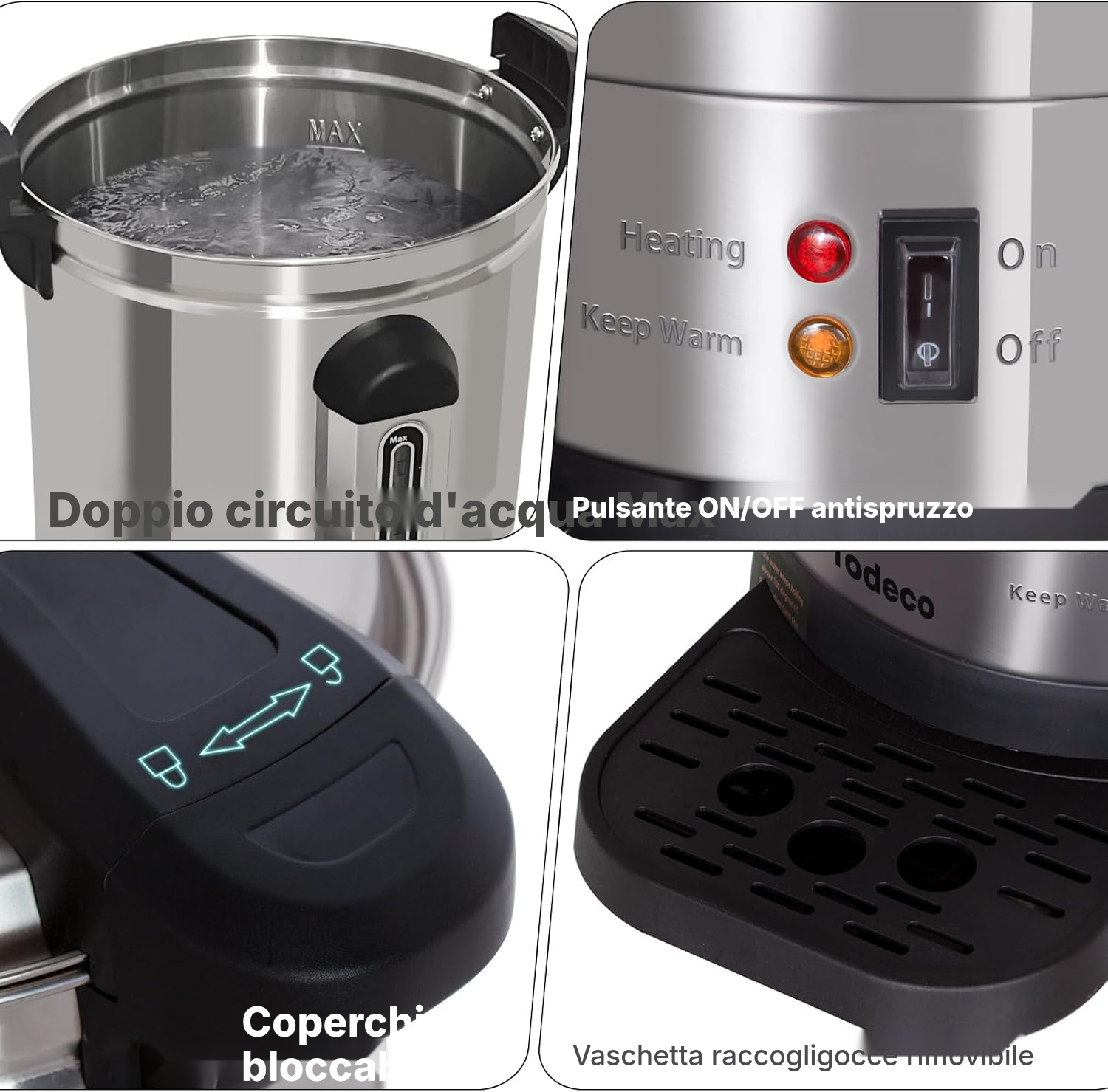Pentola per vin brule automatica 9,3 L — 4