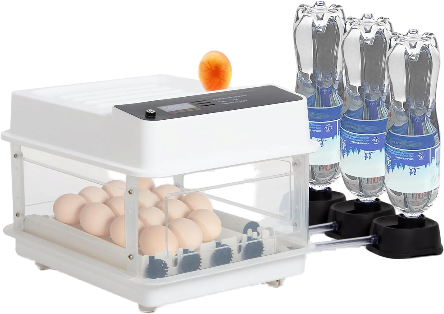Incubatrice per uova automatica 15 mini 31 cm LED — 8