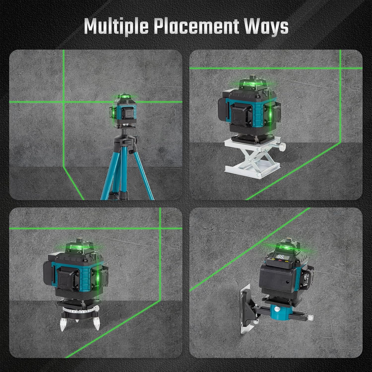 Laser livella 4D: allineamento preciso — 5