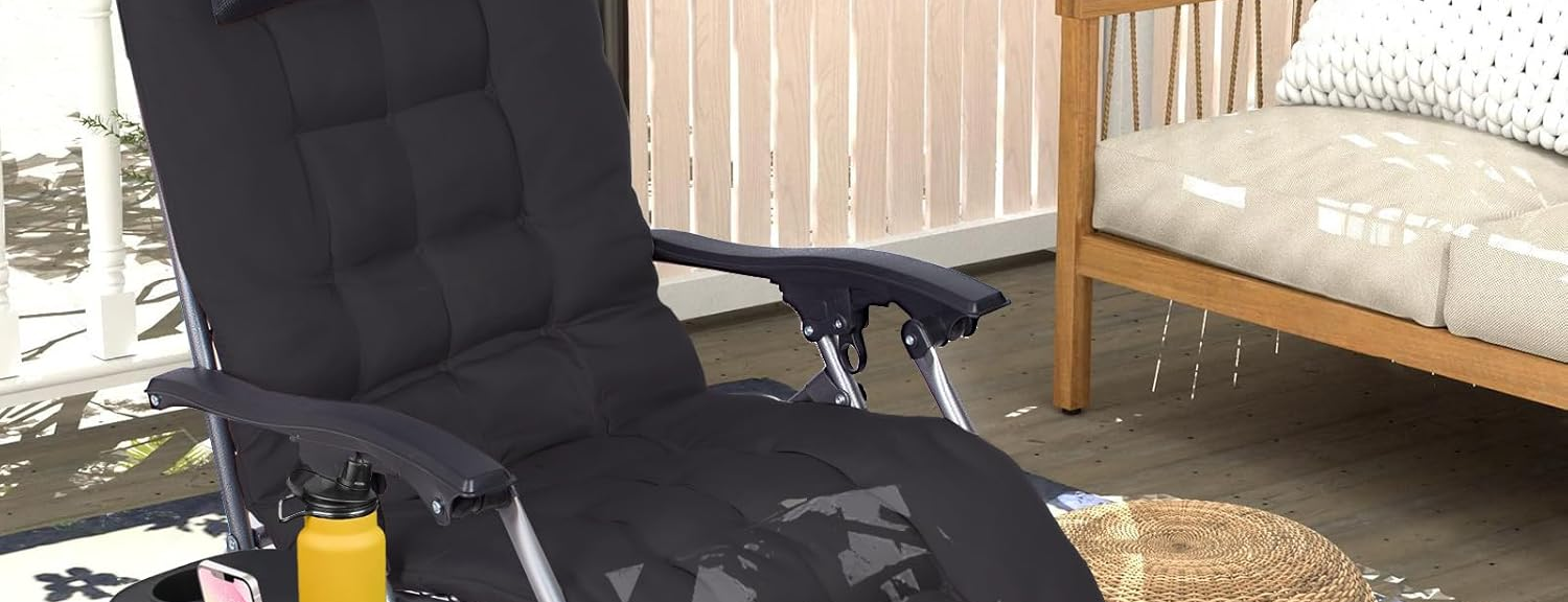 Poltroncina reclinabile zero gravità 110 cm