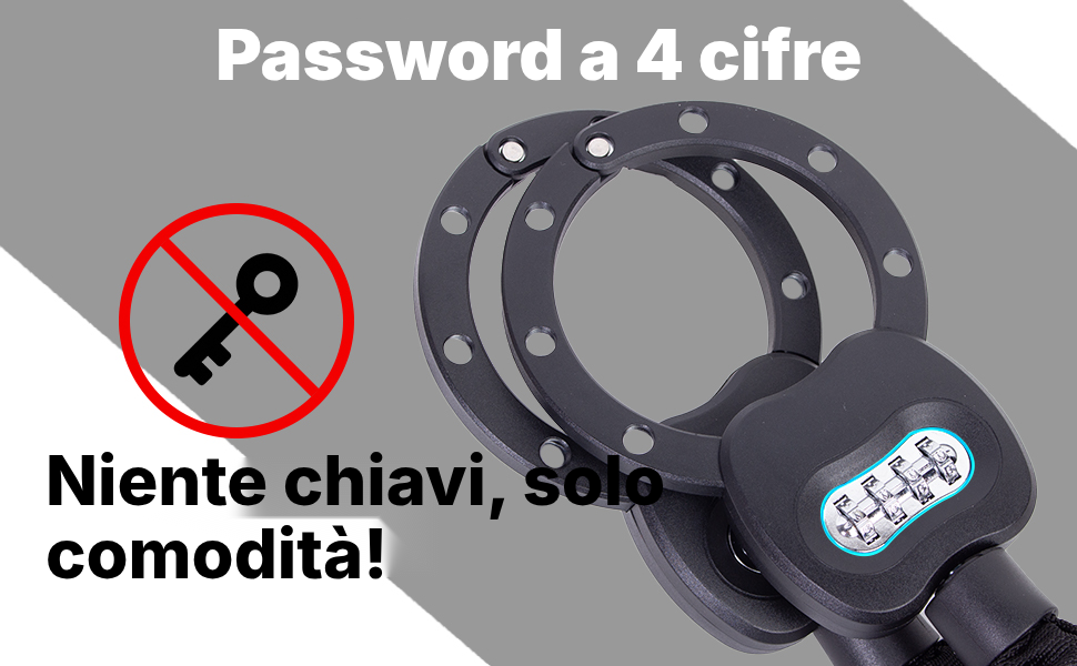 Catenaccio bici – 2 ganasce e catena circolare — 5