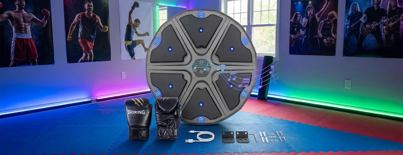 Macchina da boxe musicale a casa