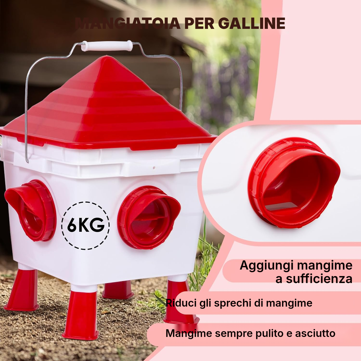 Mangiatoia galline modello 1 — 4