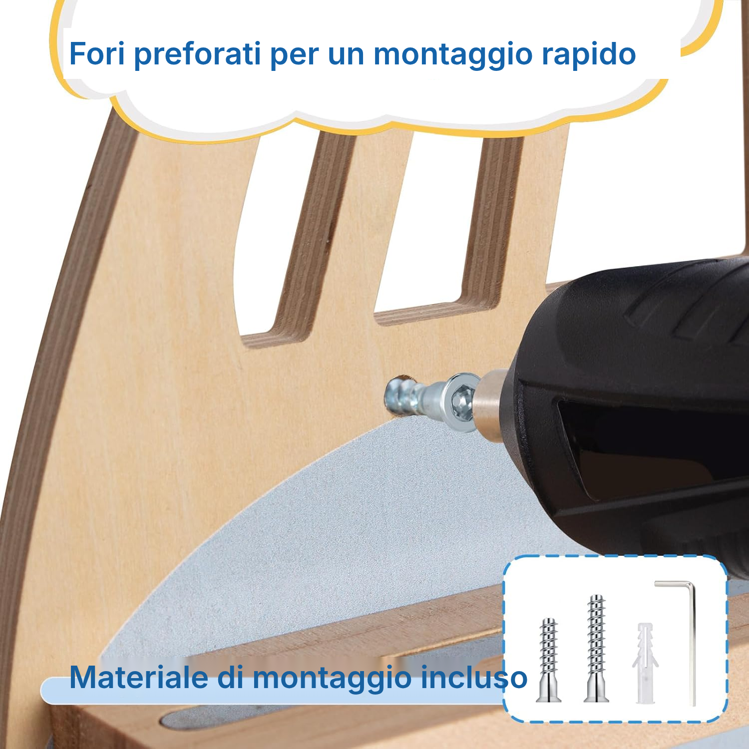 Mensola magnetica per Toniebox/Tonies – autobus blu, 62 cm — 5
